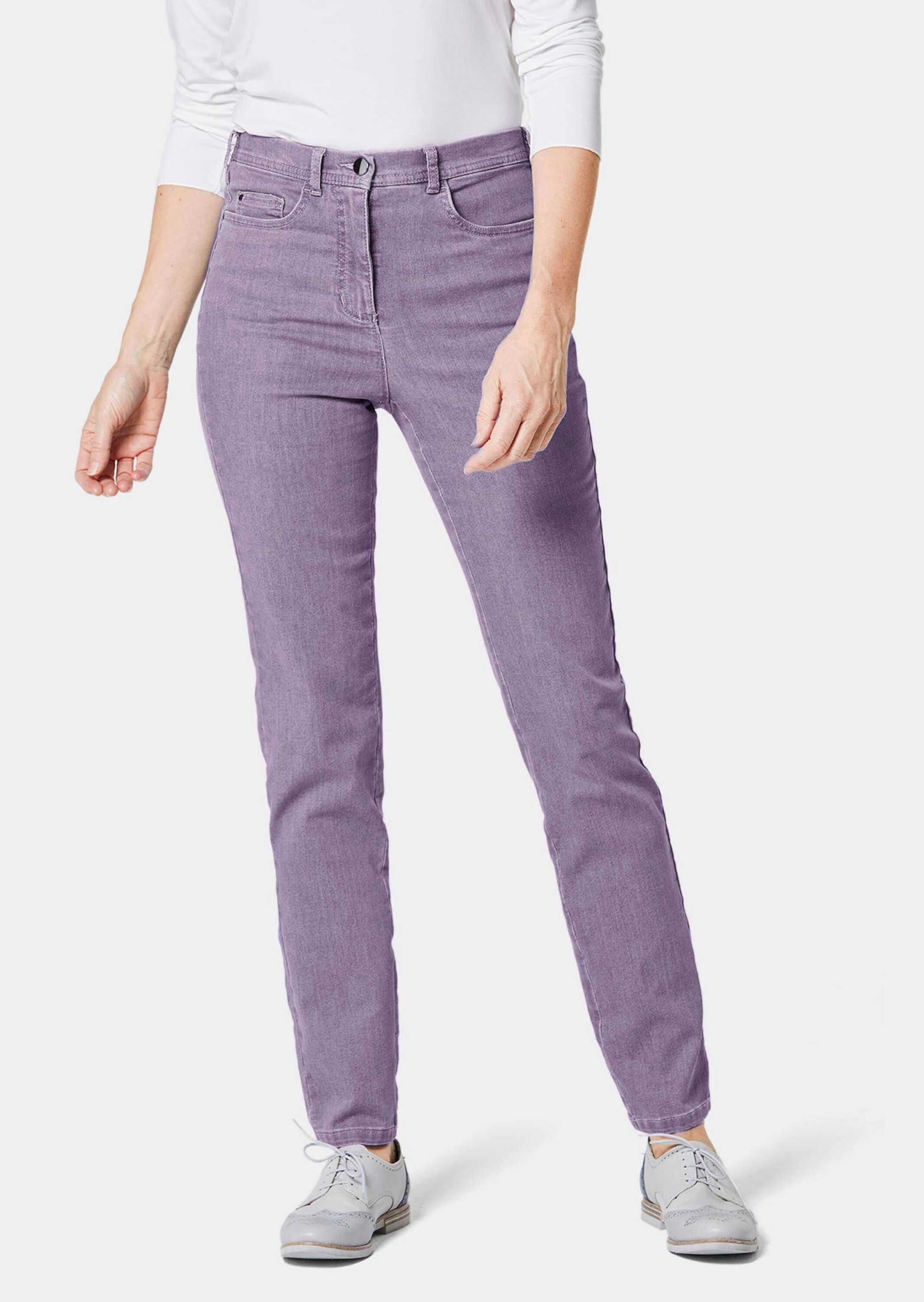 GOLDNER Regular-fit-Jeans "Kurzgröße Damen Jeans Slim Fit LOUISA, Stretch" günstig online kaufen