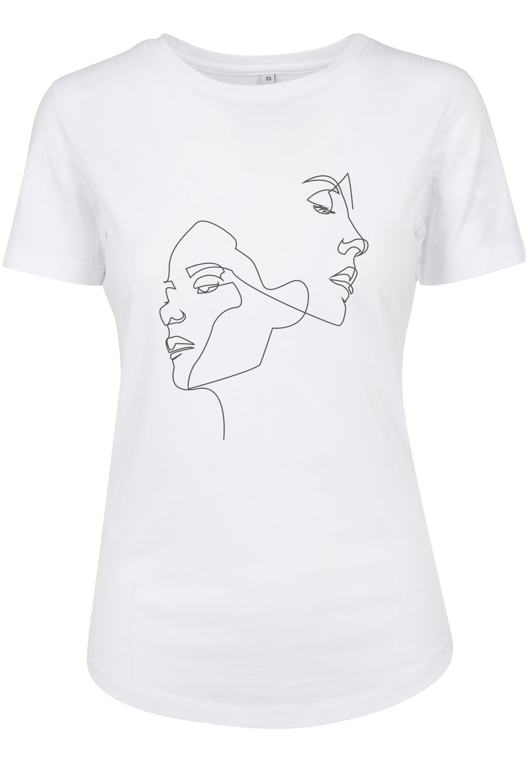 MisterTee Kurzarmshirt »MisterTee Damen Ladies One Line Fit Tee«