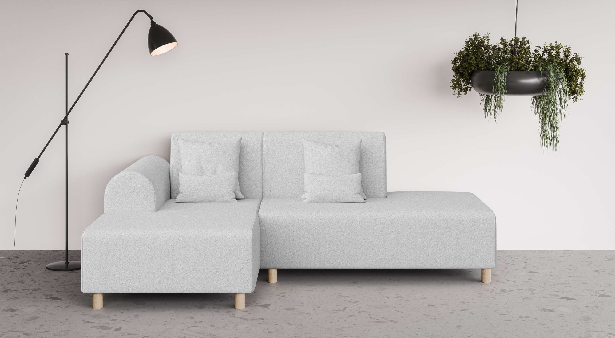 OTTO home Ecksofa "Suyala" L-Form mit Hocker günstig online kaufen