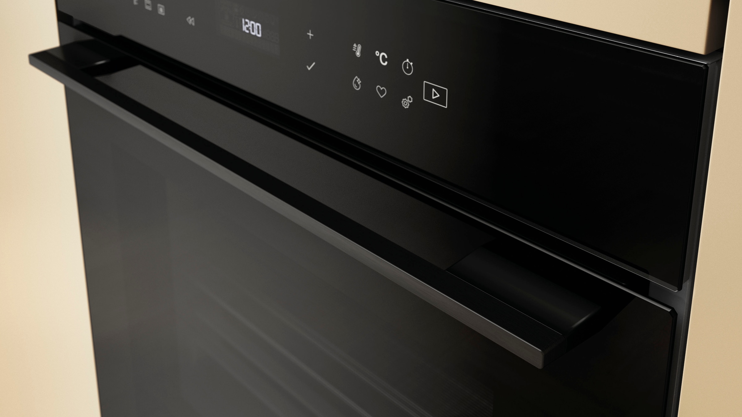 BAUKNECHT Einbaubackofen  »BBI78HT1SK«, mit 1-fach-Teleskopauszug, Hydrolyse, AirFry-Funktion, Pizzafunktion, 1-fach-Teleskopauszug, Hydrolyse
