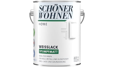 SCHÖNER WOHNEN FARBE Weißlack »Home Weisslack«