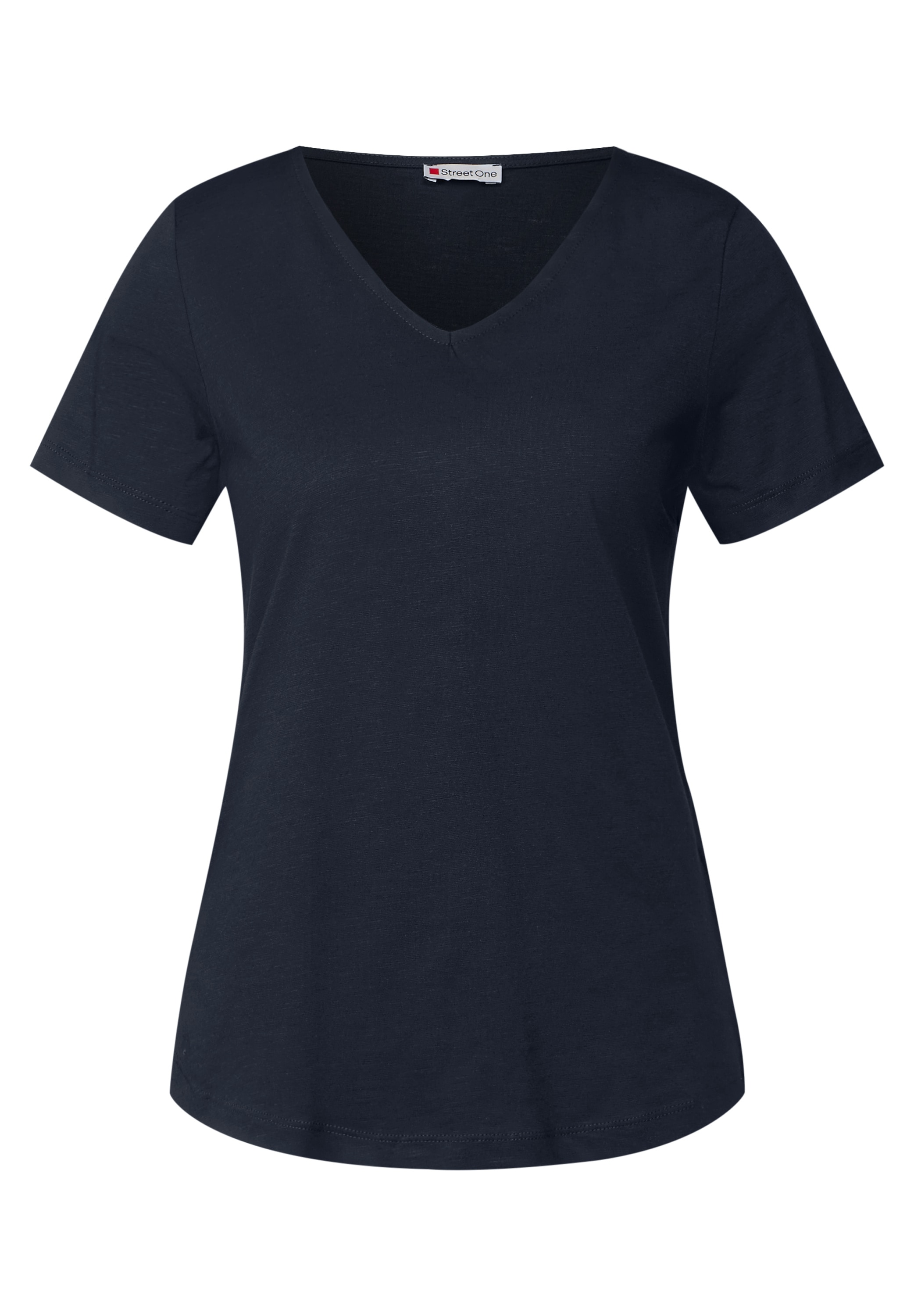 STREET ONE T-Shirt, mit V-Ausschnitt