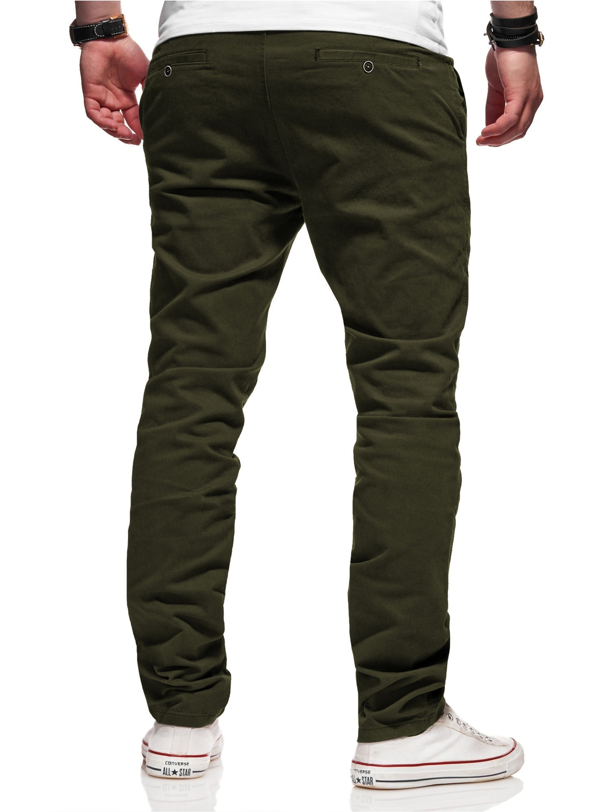 behype Chinohose »Heritage«, im Slim -Fit-Schnitt