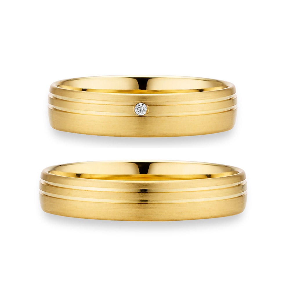 PHÖNIX Damen Trauring "Schmuck Partnerring Ehering Verlobungsring Freundschaftsring", 62, ohne Brillant, Silber 925 (Sterlingsilber),