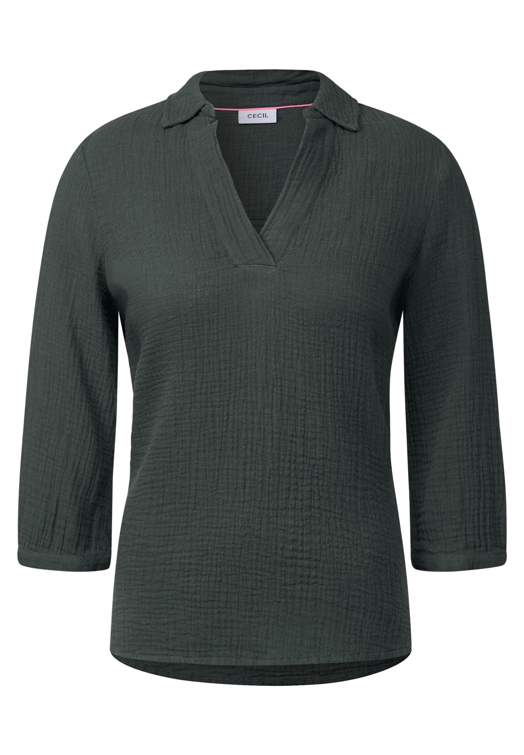 Cecil Klassische Bluse, mit 3/4 Ärmeln