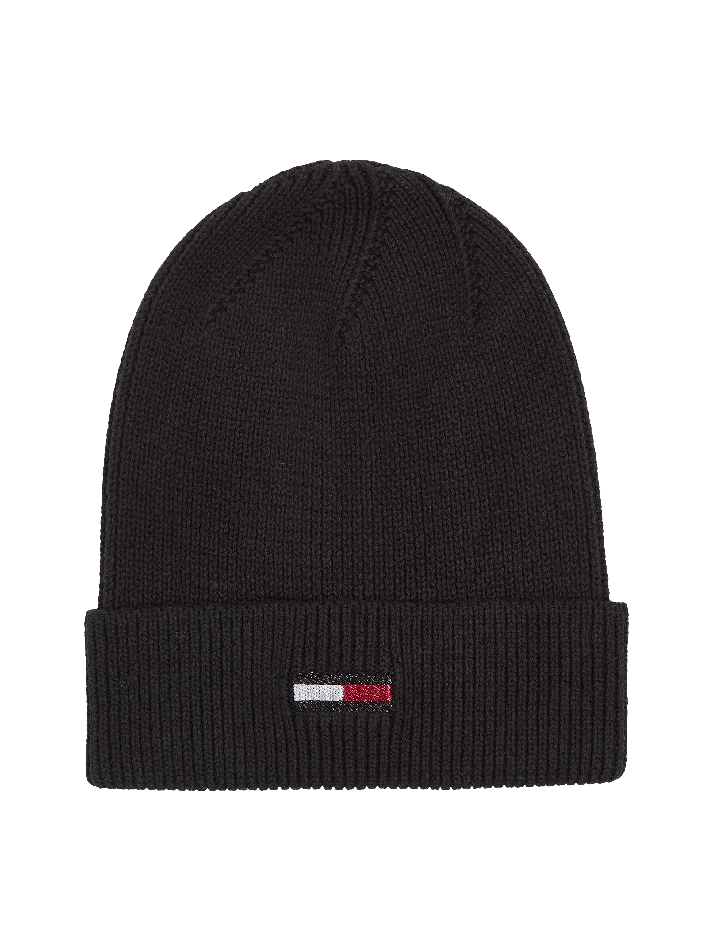 Tommy Jeans Beanie »TJW ELONGATED FLAG BEANIE«, mit Logostickerei