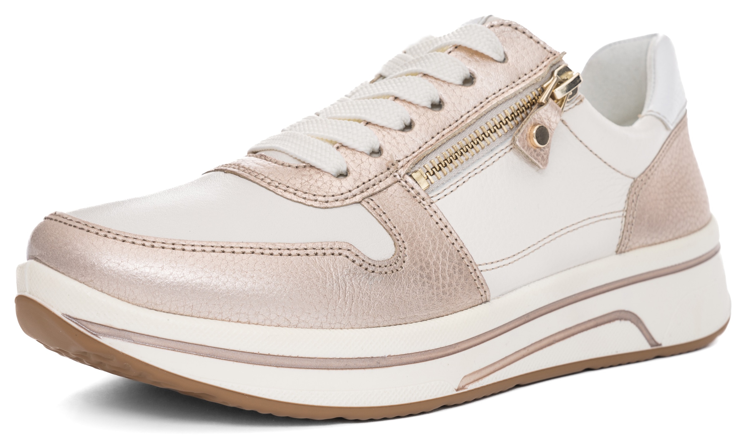 Ara Keilsneaker »SAPPORO«, Keilsneaker, Schnüschuh in Komfortweite H (= sehr weit)
