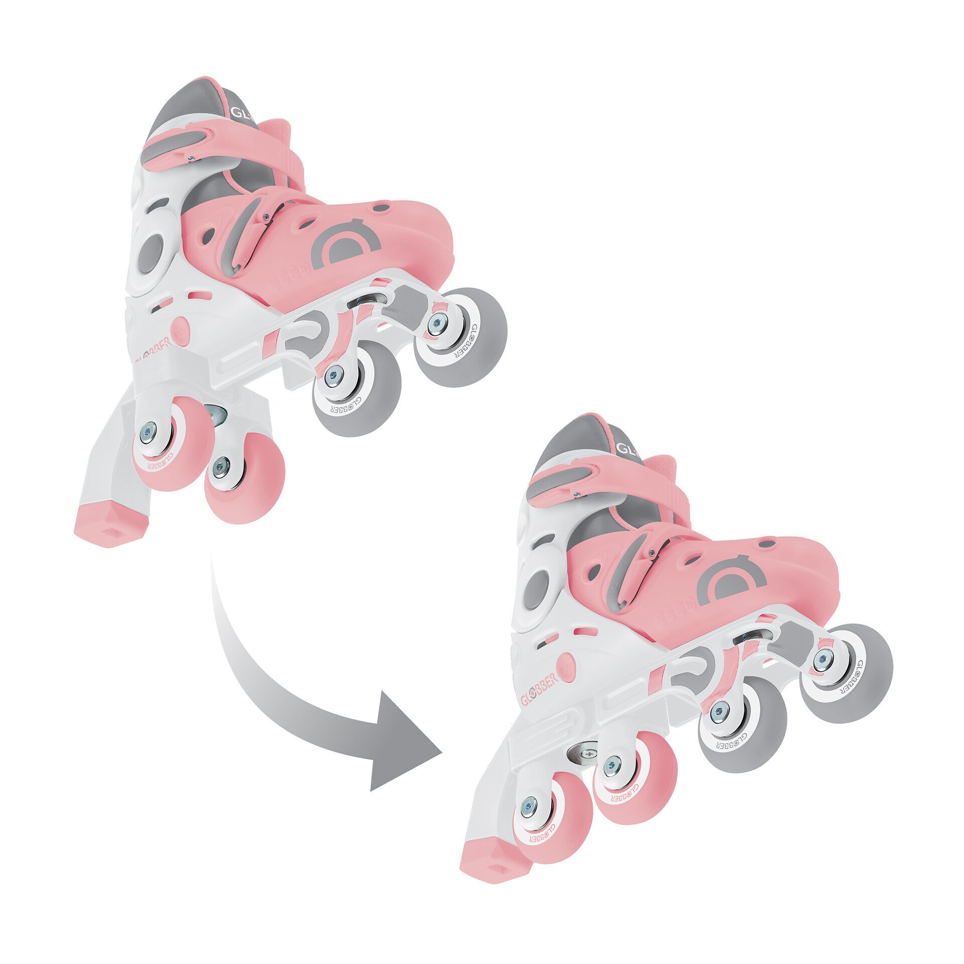 Globber Inlineskates »LEARNING SKATES 2in1, Gr. 26-29«