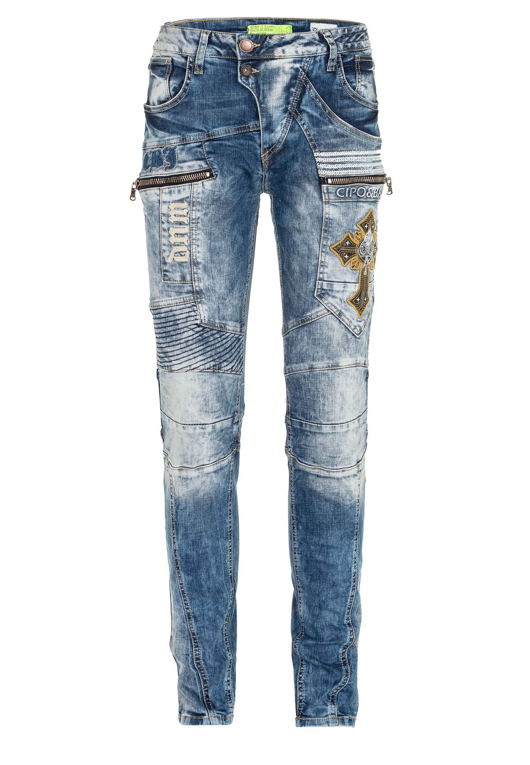 Cipo & Baxx 5-Pocket-Jeans "Jeans", in Regular-Fit, CD-293 günstig online kaufen