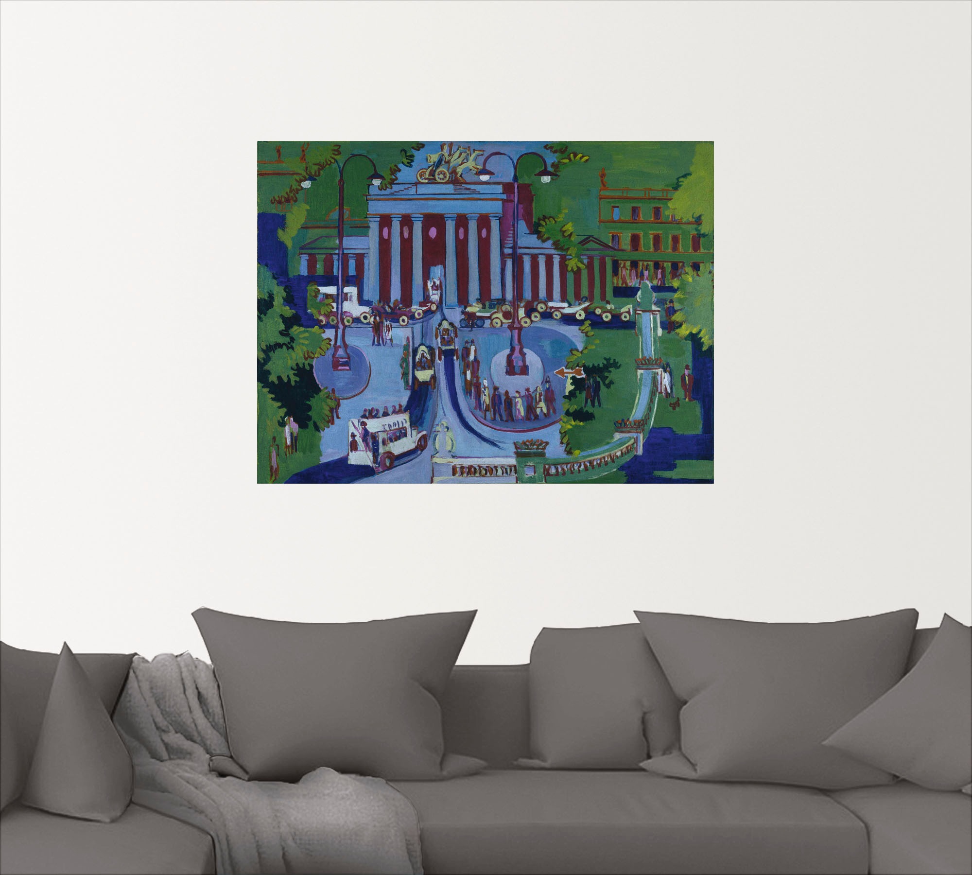 Artland Wandbild »Brandenburger Tor.«, Deutschland, (1 St.), als Leinwandbild, Wandaufkleber oder Poster in versch. Größen