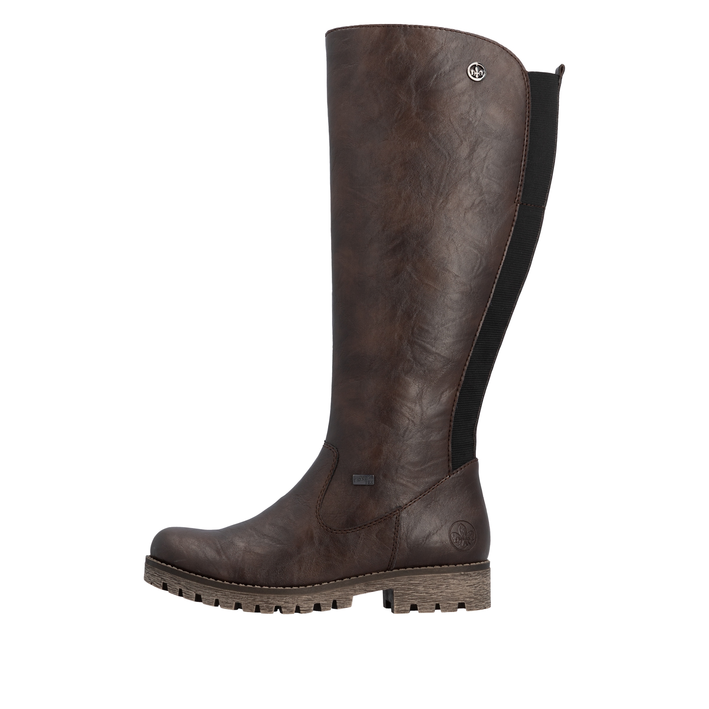 Rieker Winterstiefel  , Langschaftstiefel, Winterstiefel im klassischen Look, TEX-Membran