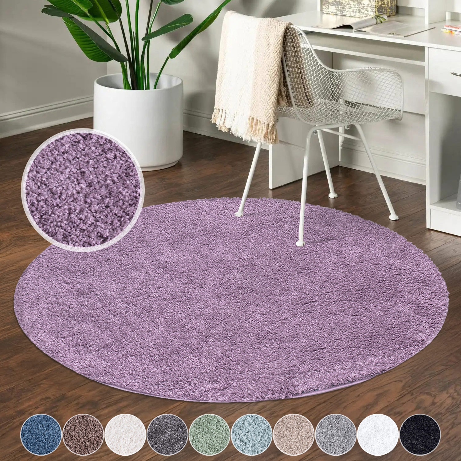 Carpet City Hochflor-Teppich "City Shaggy" rund 30 mm Höhe Teppich Langflor günstig online kaufen
