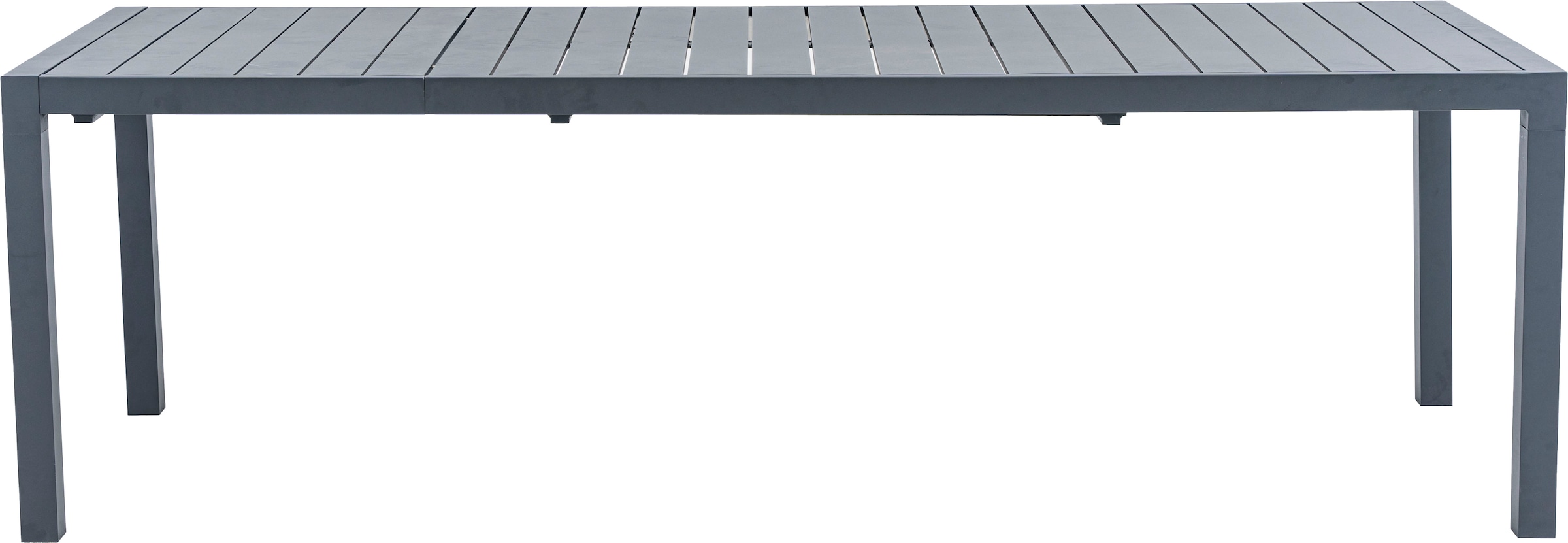 KONIFERA Garten-Essgruppe »»Carini««, (Set, 9 tlg., 8x Sessel, Tisch ausziehbar 90x184-224x75 cm), Aluminium/ Textilgewebe