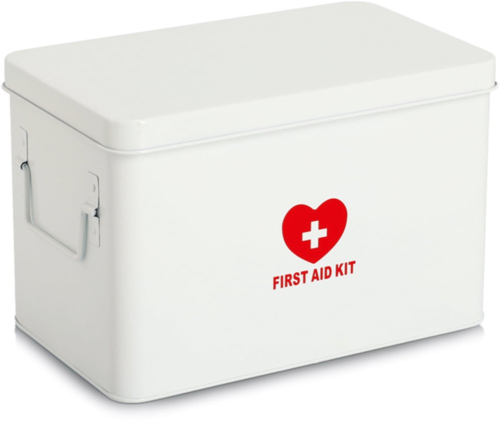 Zeller Present Aufbewahrungsbox "Metall, weiß", robust, dekorativ, flexible günstig online kaufen