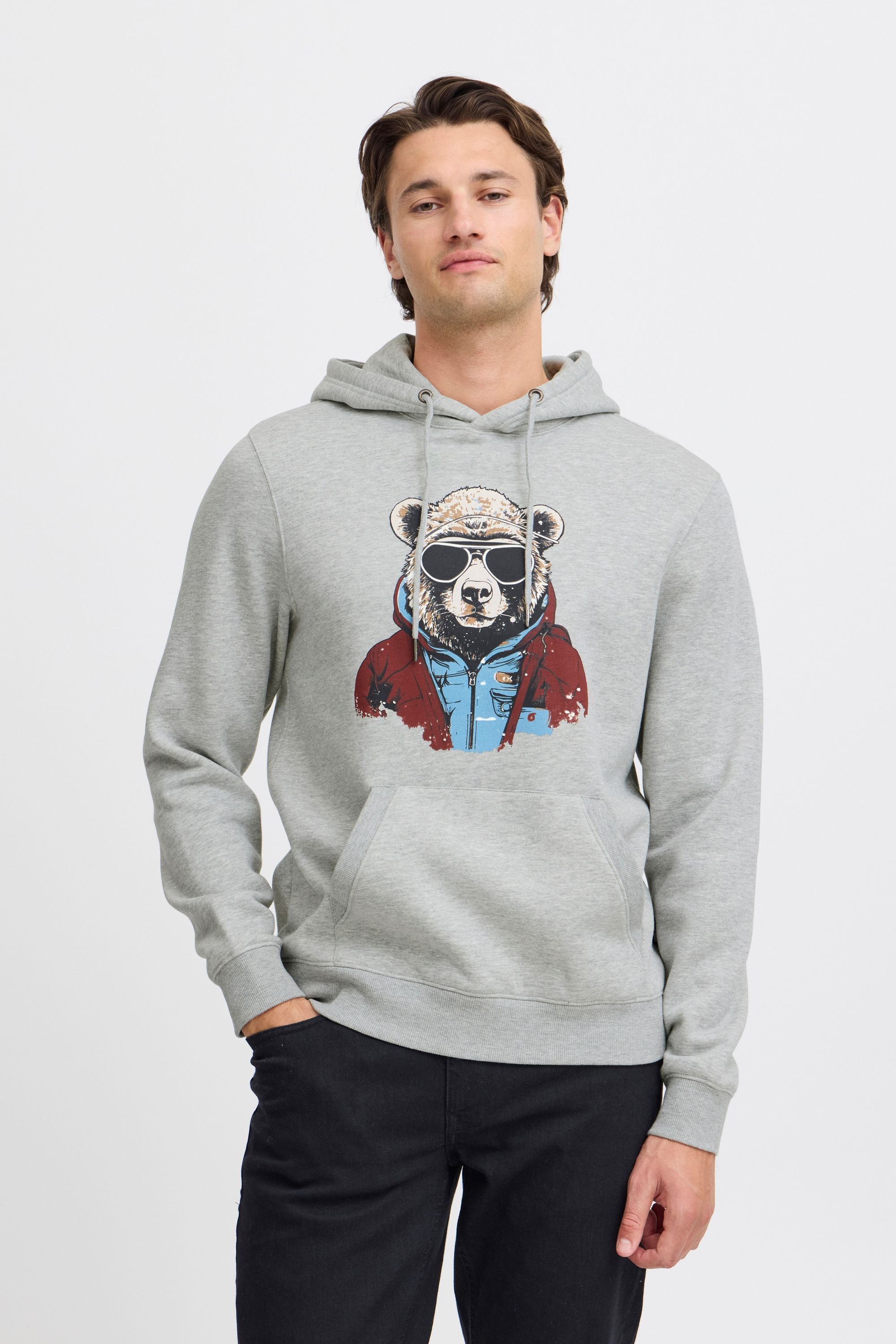 Blend Kapuzenpullover "BHSweatshirt" Stilvoller Hoodie mit Kapuze und Print günstig online kaufen