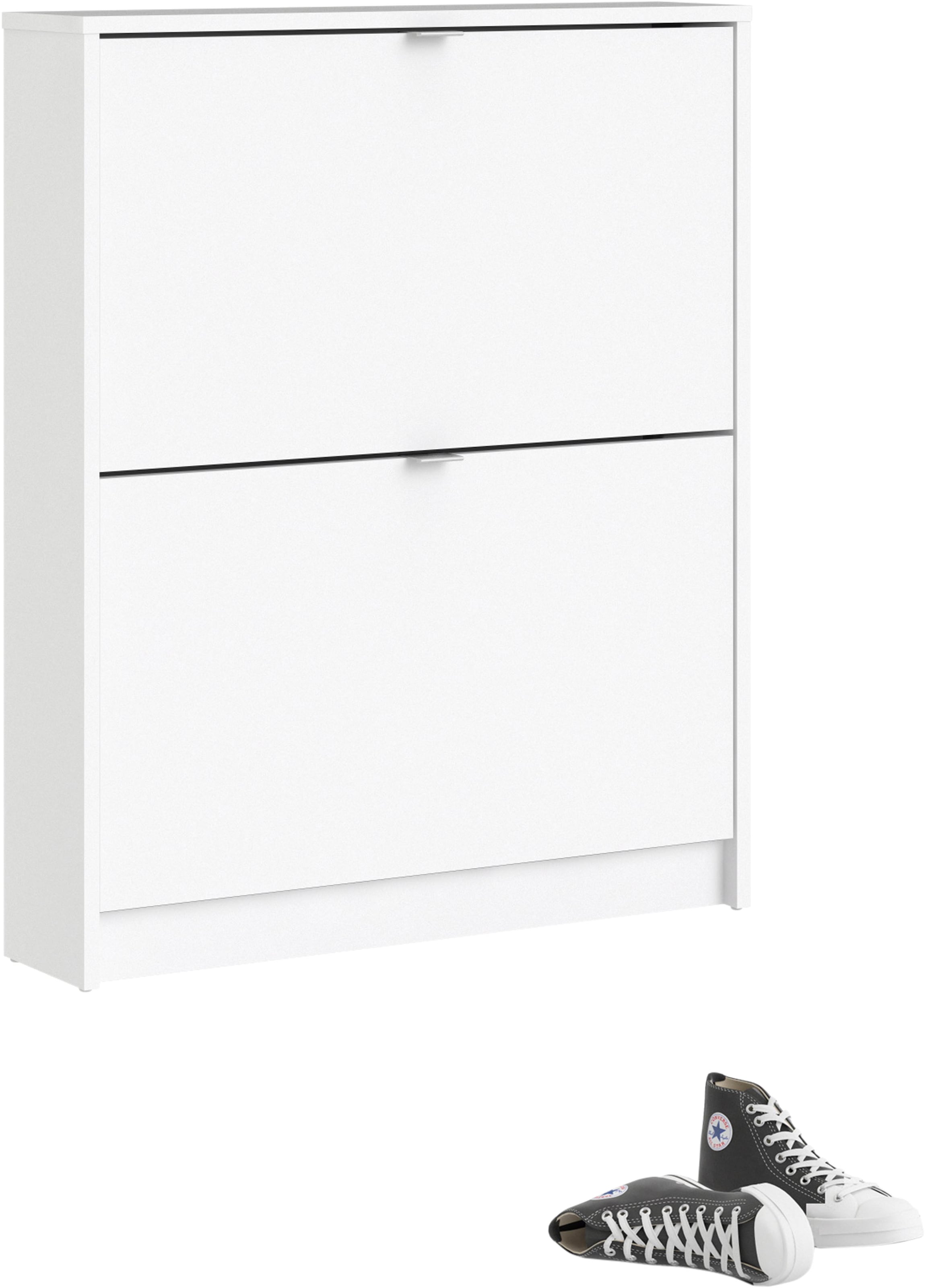 INOSIGN Schuhschrank »Shoes Schuhaufbewahrung, Schuhkommode, Schuhregal,«, mit zwei Klappen, 1 Boden, Höhe 85 cm, ca. 6 Paar Schuhe