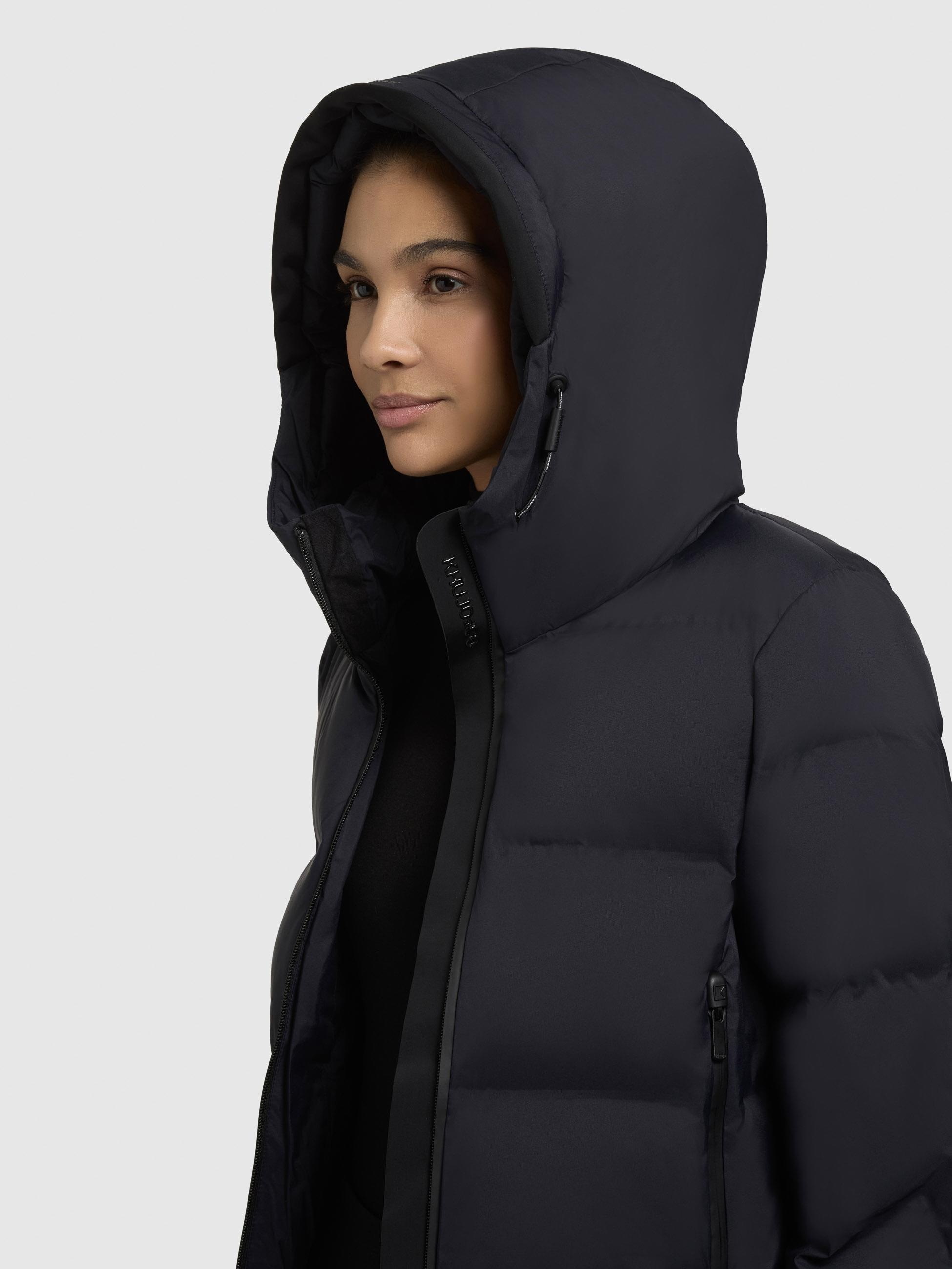 khujo Winterjacke »Liev-YM«, mit Kapuze, Warme gesteppte Damen Kapuzenjacke