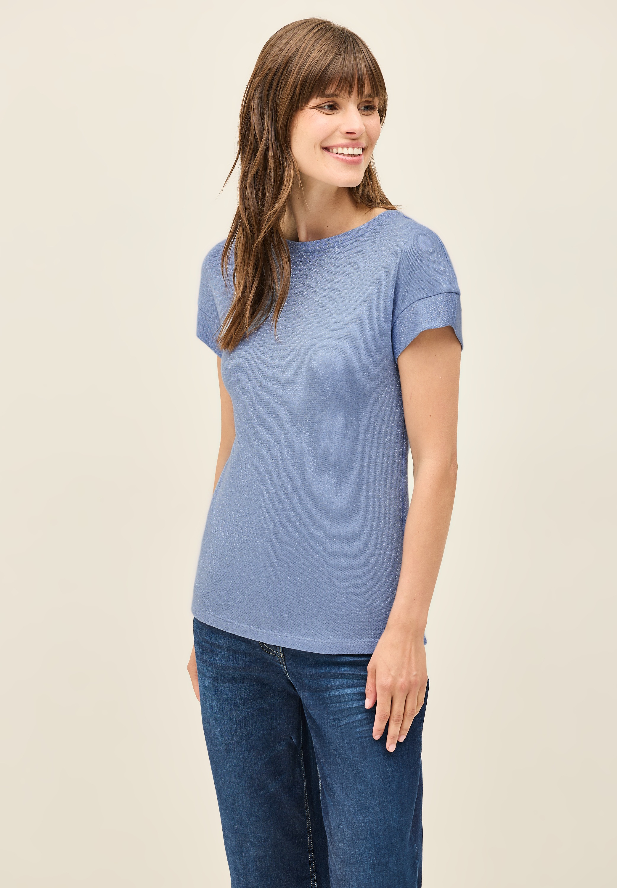 Cecil T-Shirt, mit U-Boot-Ausschnitt günstig online kaufen