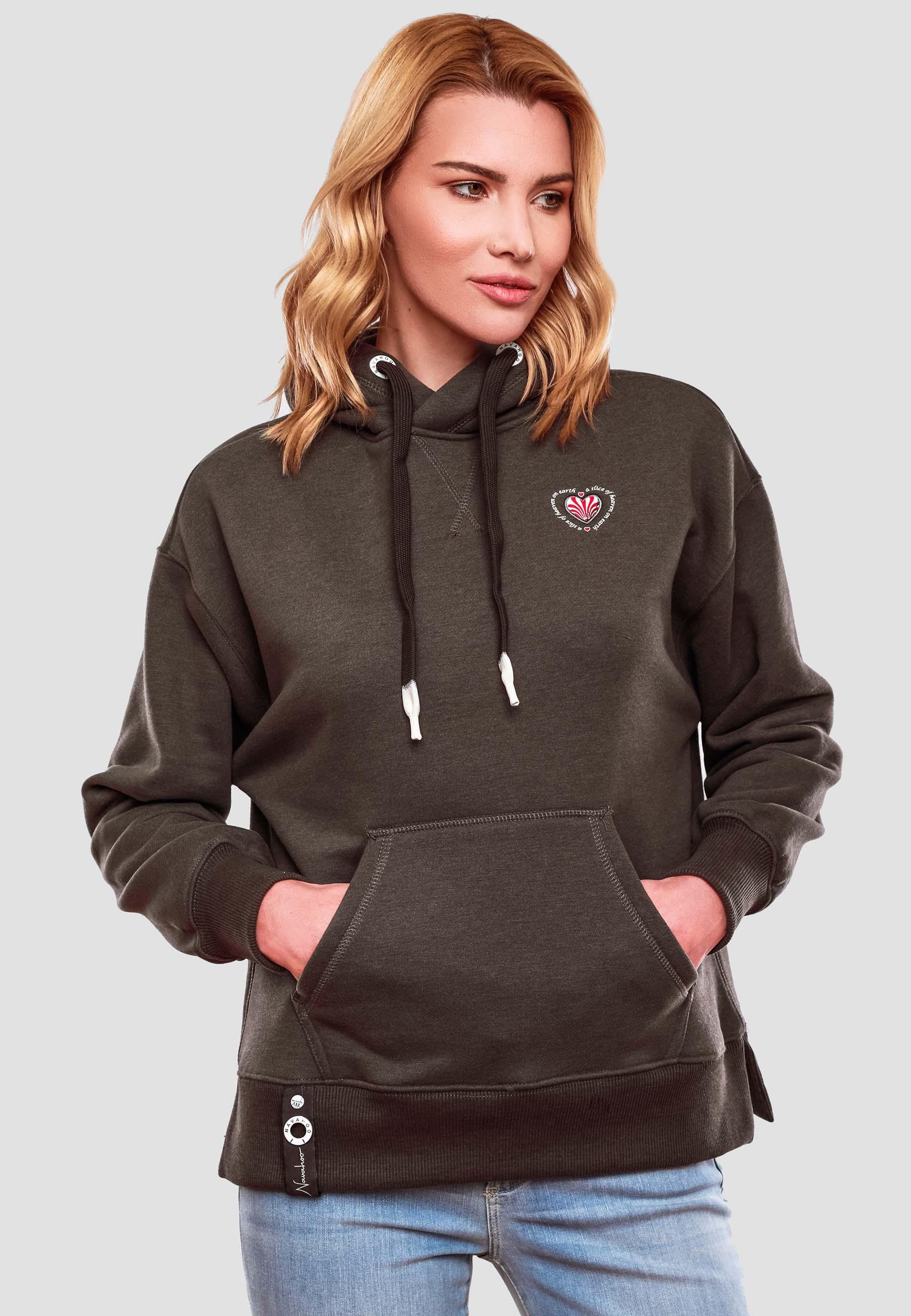 Navahoo Kapuzensweatshirt »Goldfee«, Stylischer Damen Hoodie im Oversize-Look
