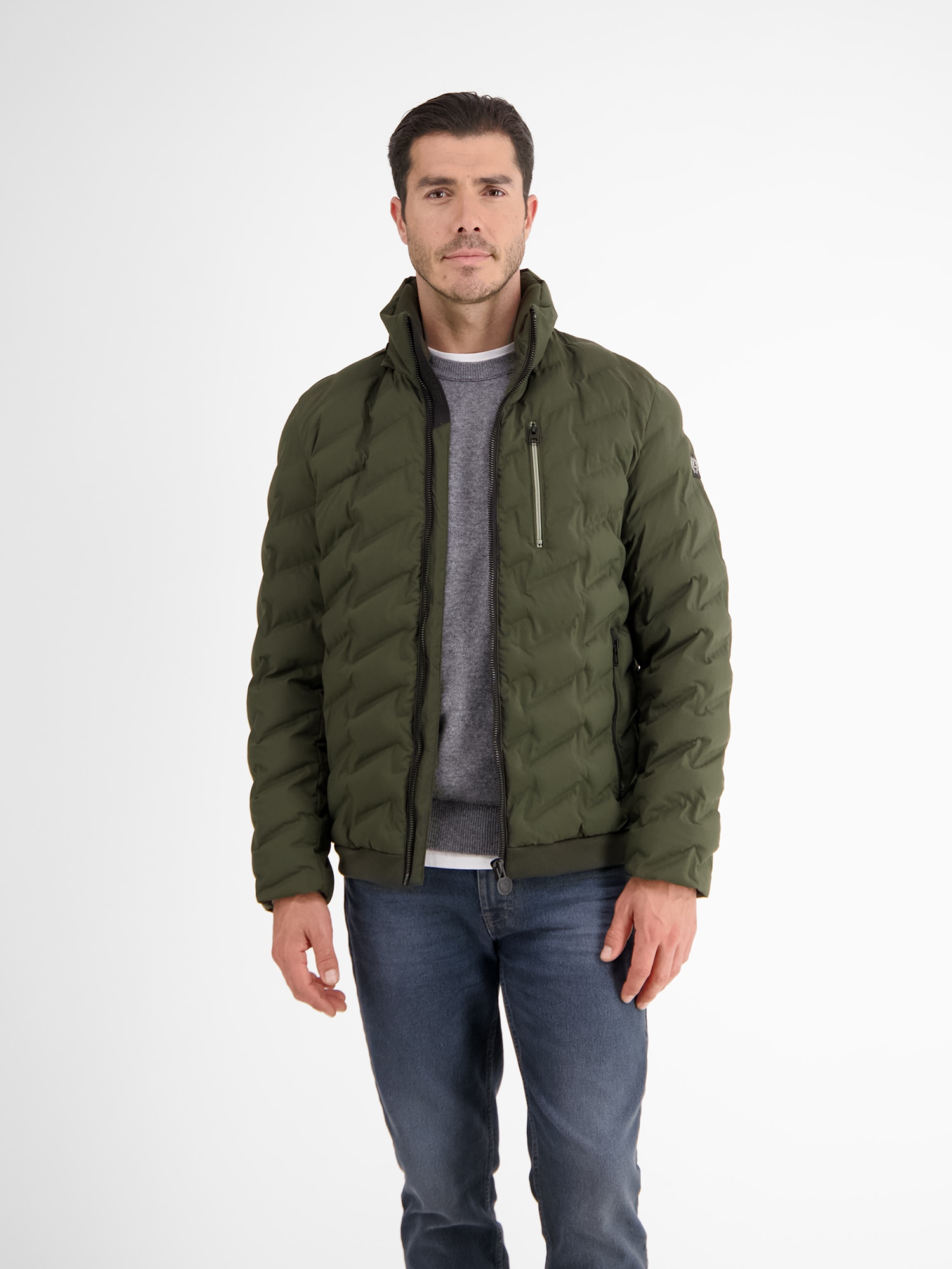 LERROS Outdoorjacke »LERROS Sportive Funktions-Steppjacke für Herren«, mit Kapuze, Wasser_Windabweisend