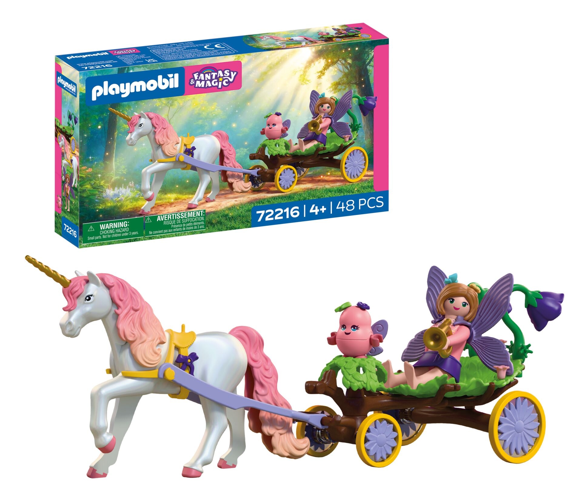 Playmobil® Konstruktions-Spielset »Einhornkutsche (72216), Fantasy & Magic« Made in Europe