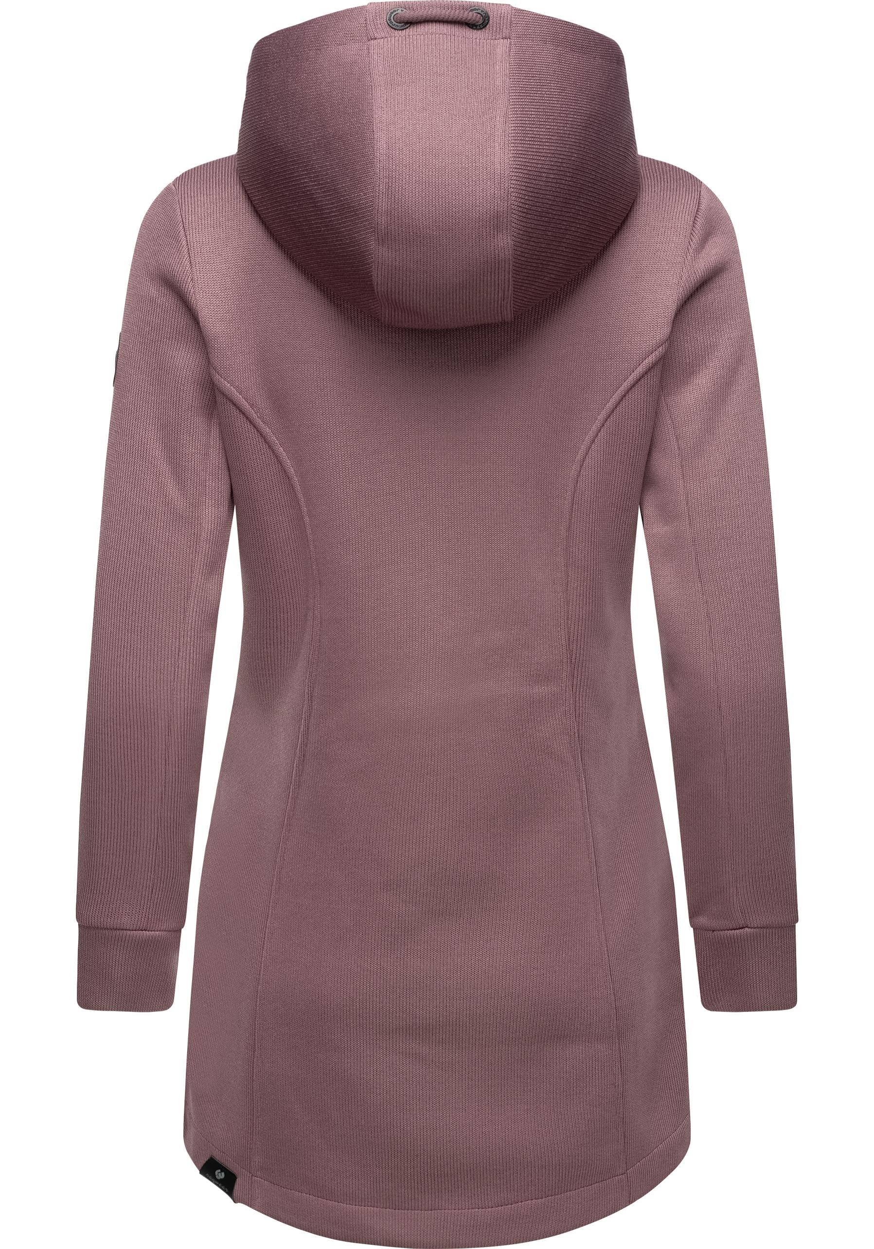 Ragwear Kapuzensweatjacke »Letti Bonded«, Sportliche Kapuzenjacke in Feinstrick-Optik