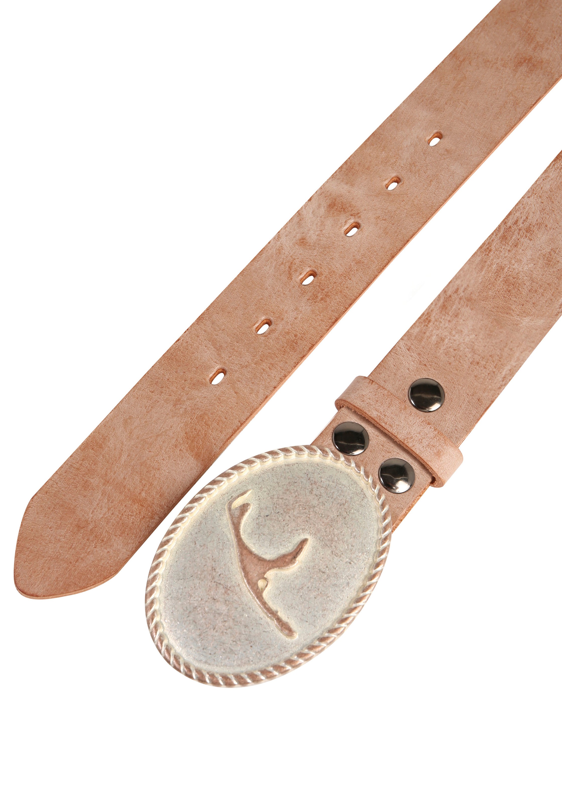 Rettungsring Gürtel Ledergürtel mit austauschbarer Schließe "Sylt Rosa" günstig online kaufen