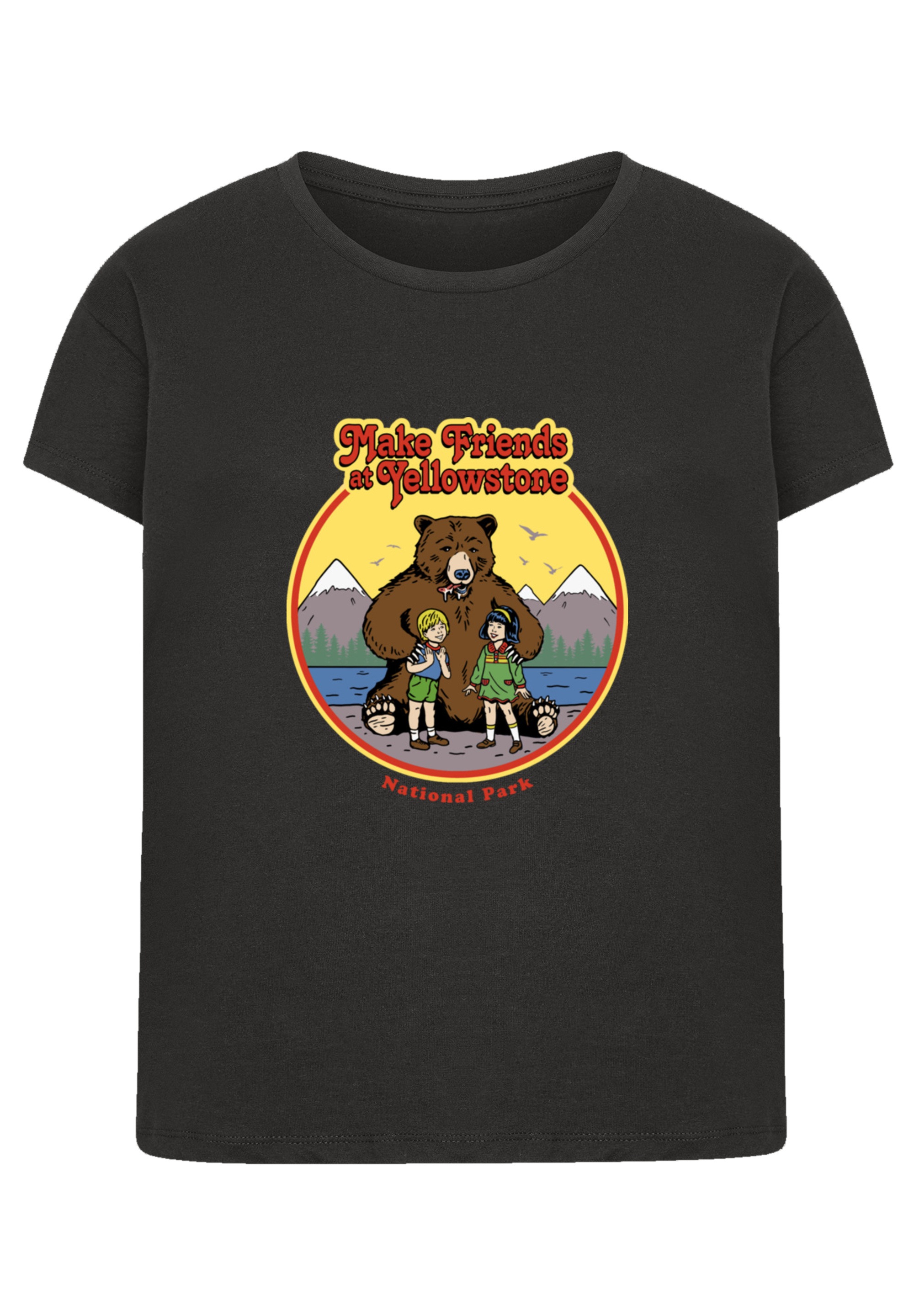 F4NT4STIC T-Shirt "US National Parks Make Friends At Yellowstone", Premium günstig online kaufen
