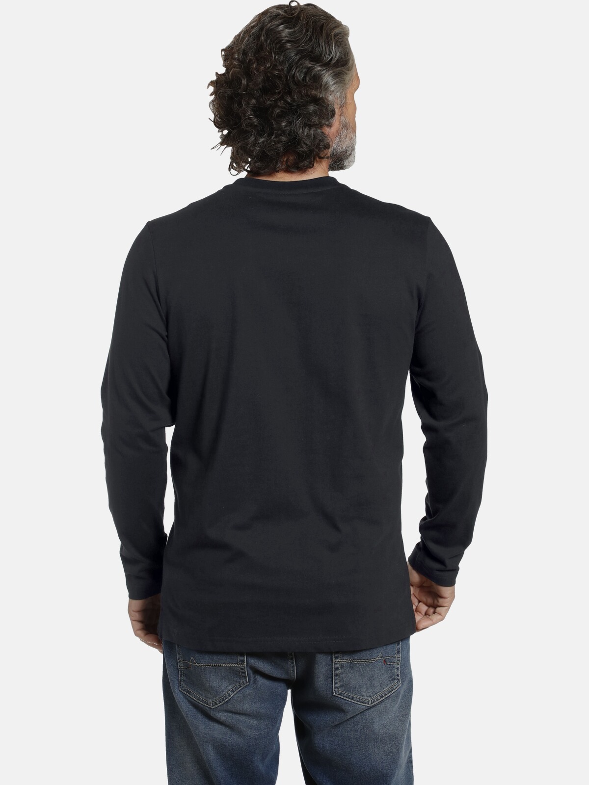 Jan Vanderstorm Langarm-Poloshirt »Langarmshirt STAAF«