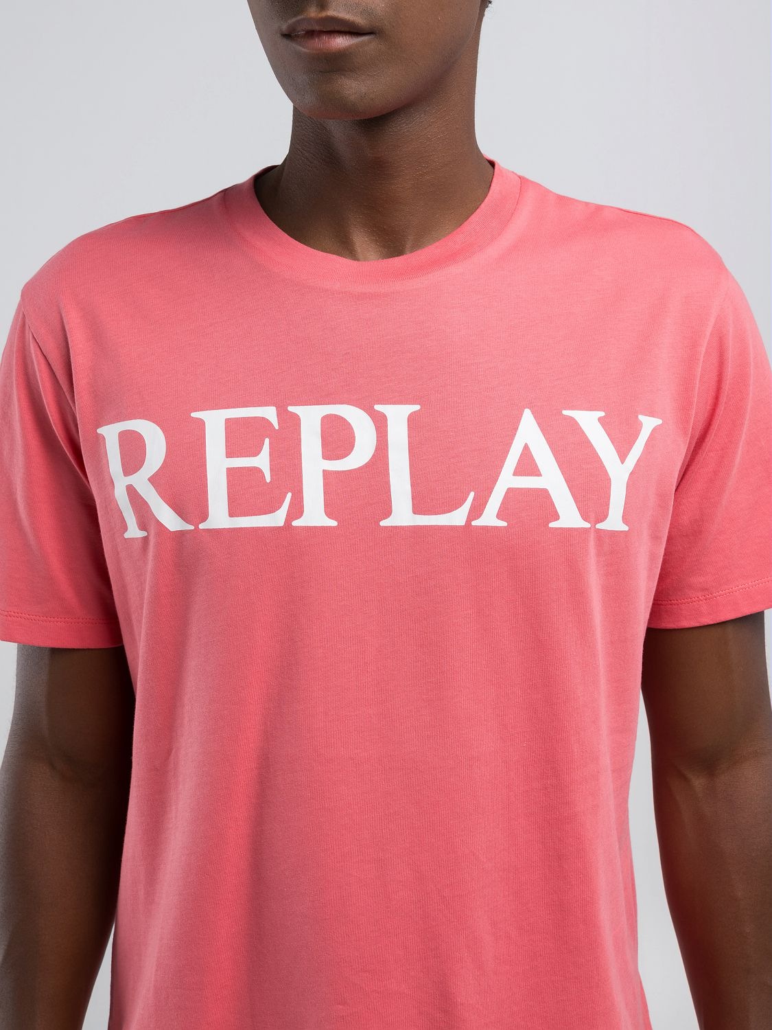 Thumbnail - Replay T-Shirt mit Logo-Frontprint