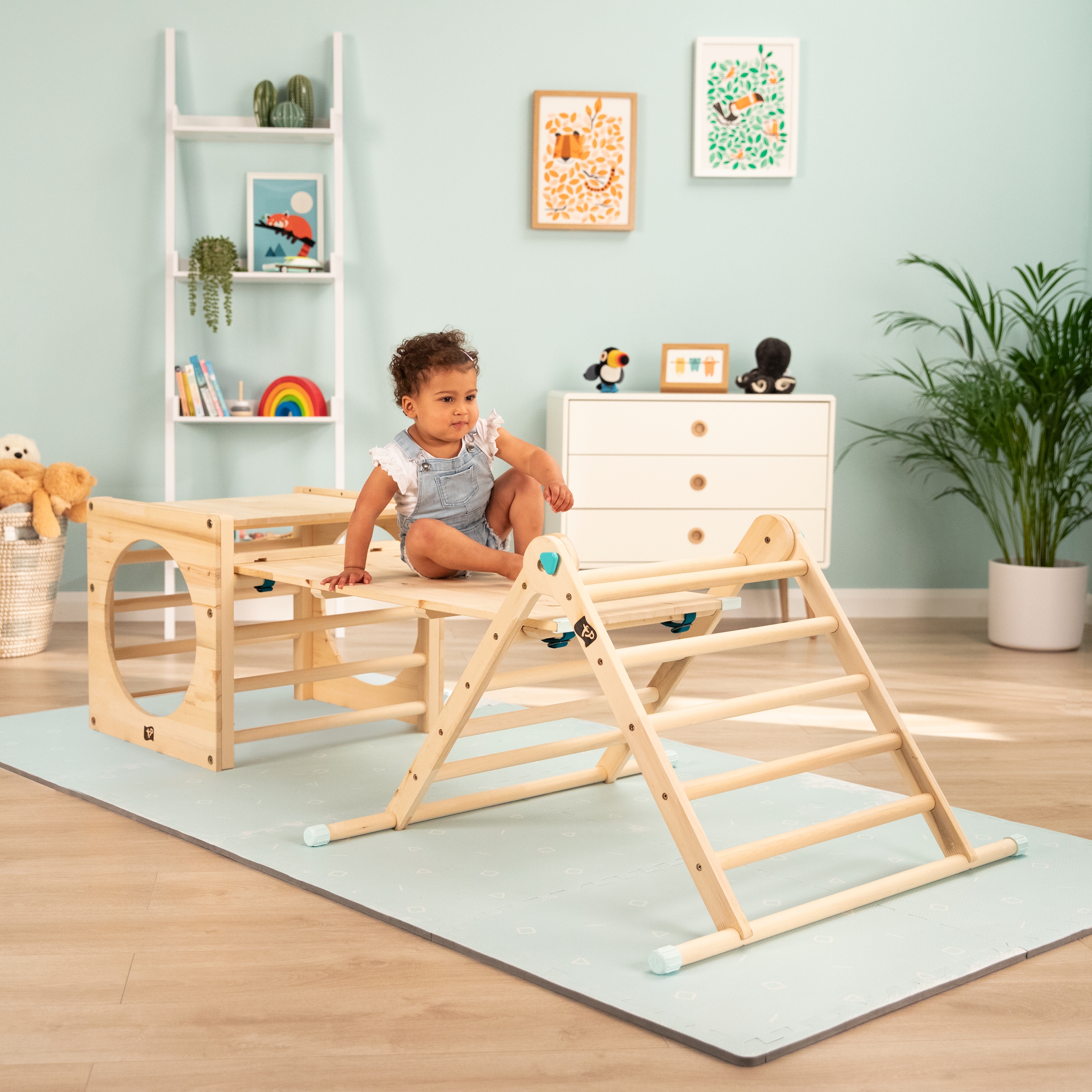 TP Toys Klettergerüst »TP683, Active Tots Slide«, BxLxH: 45x100x5,5 cm, Holz Rutsche-/Kletterbrett