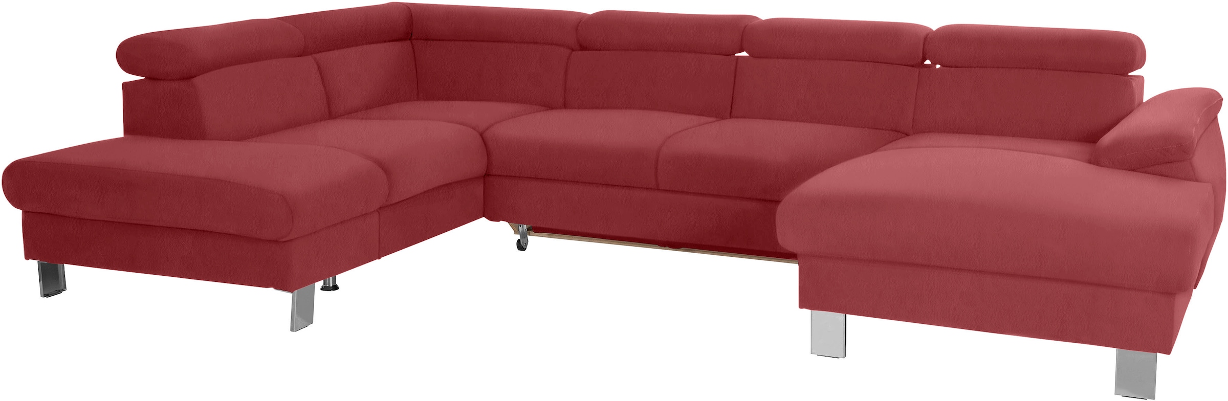 COTTA Wohnlandschaft "Komaris U-Form, B: 320 cm", mit Kopfteilverstellung, günstig online kaufen
