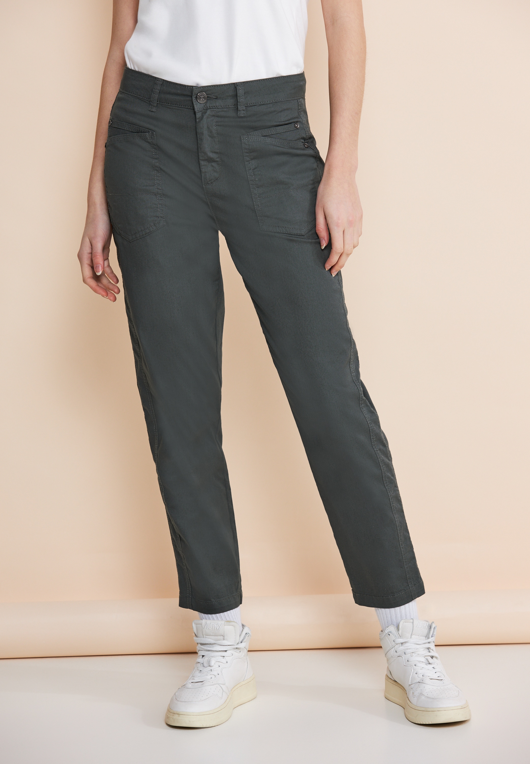 STREET ONE Cargohose  High Waist