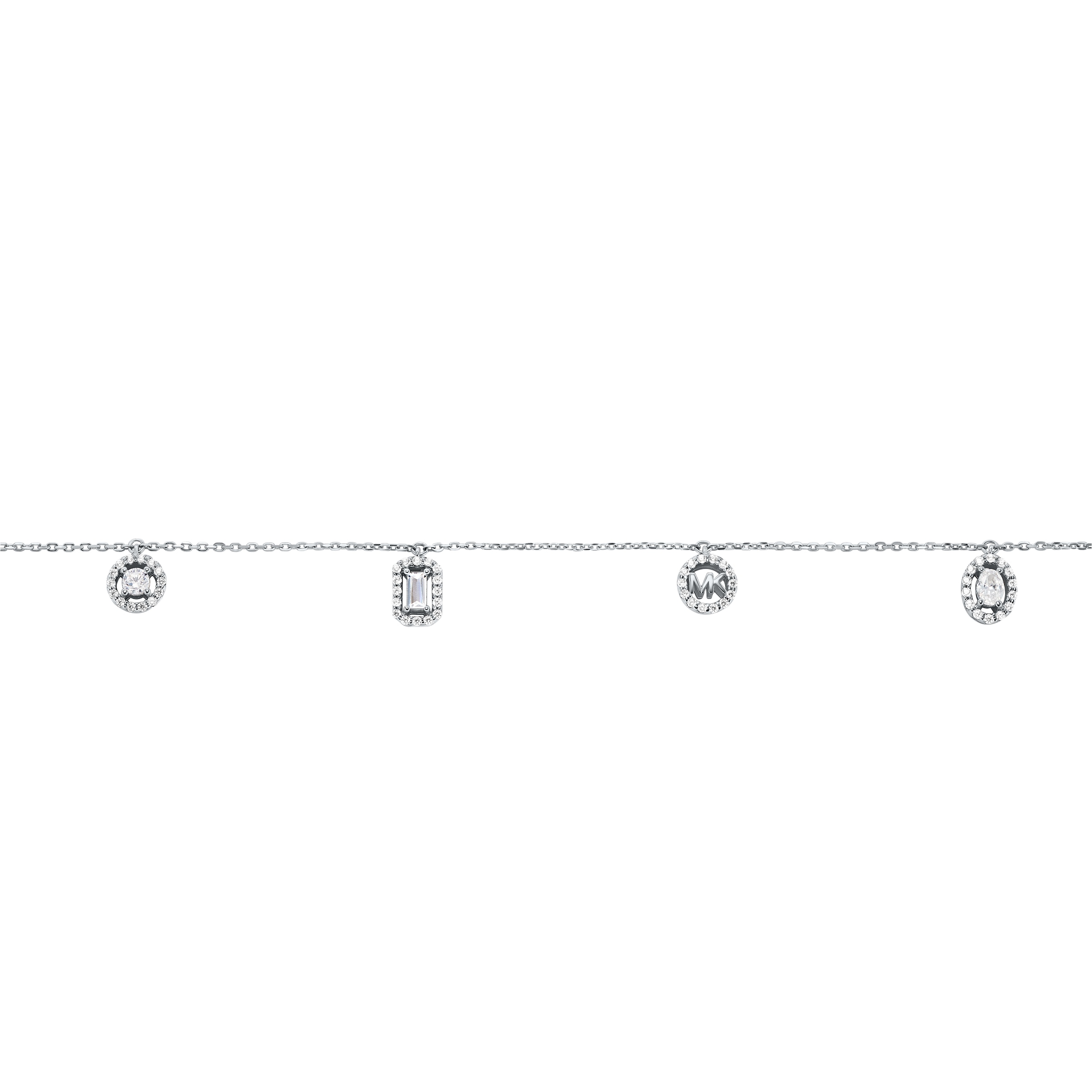 MICHAEL KORS Kette mit Anhänger »Schmuck Geschenk Silber 925 Halsschmuck PREMIUM«, mit Zirkonia (synth.)