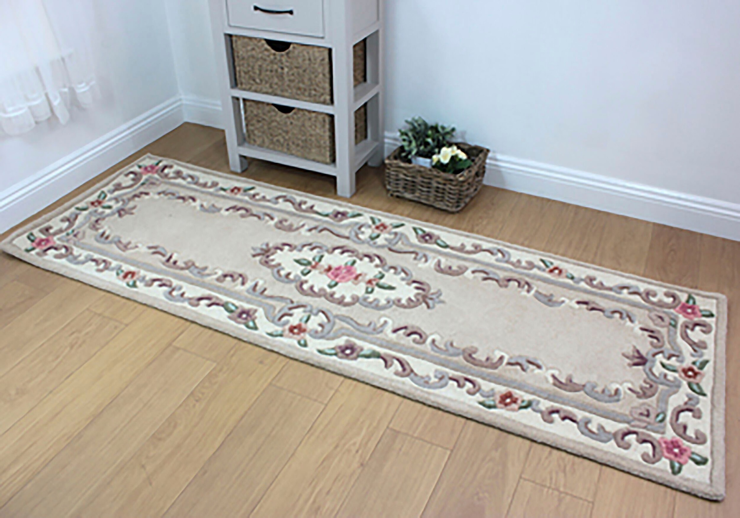 FLAIR RUGS Läufer "Aubusson" rechteckig 10 mm Höhe Wolle, Teppich, Wohnzimm günstig online kaufen