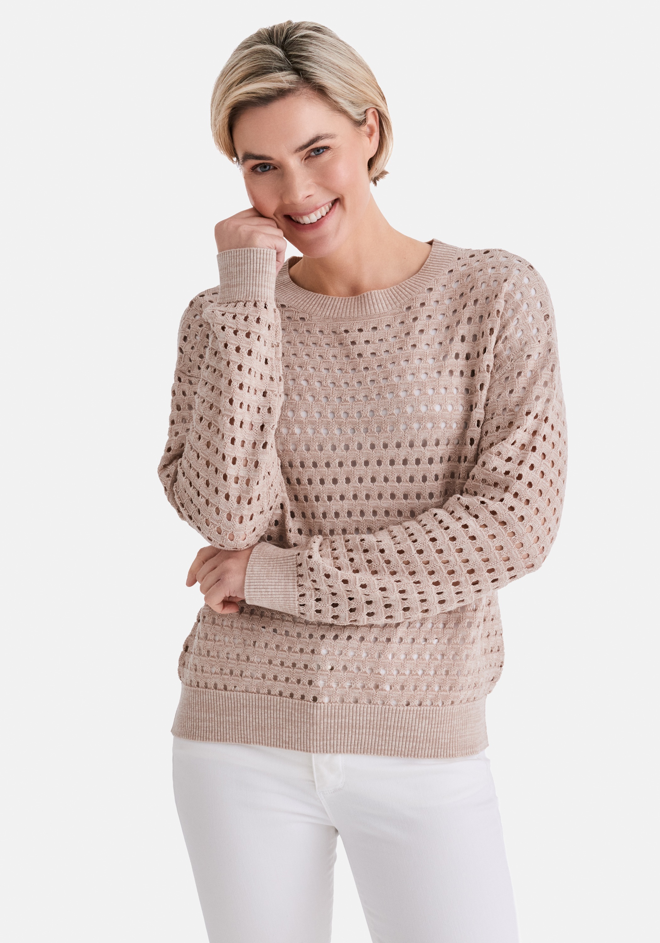 Thumbnail - STOOKER WOMEN Strickpullover "LULU Knitted Shirt Strickpullover" Strick-Pullover Rundhals für Damen