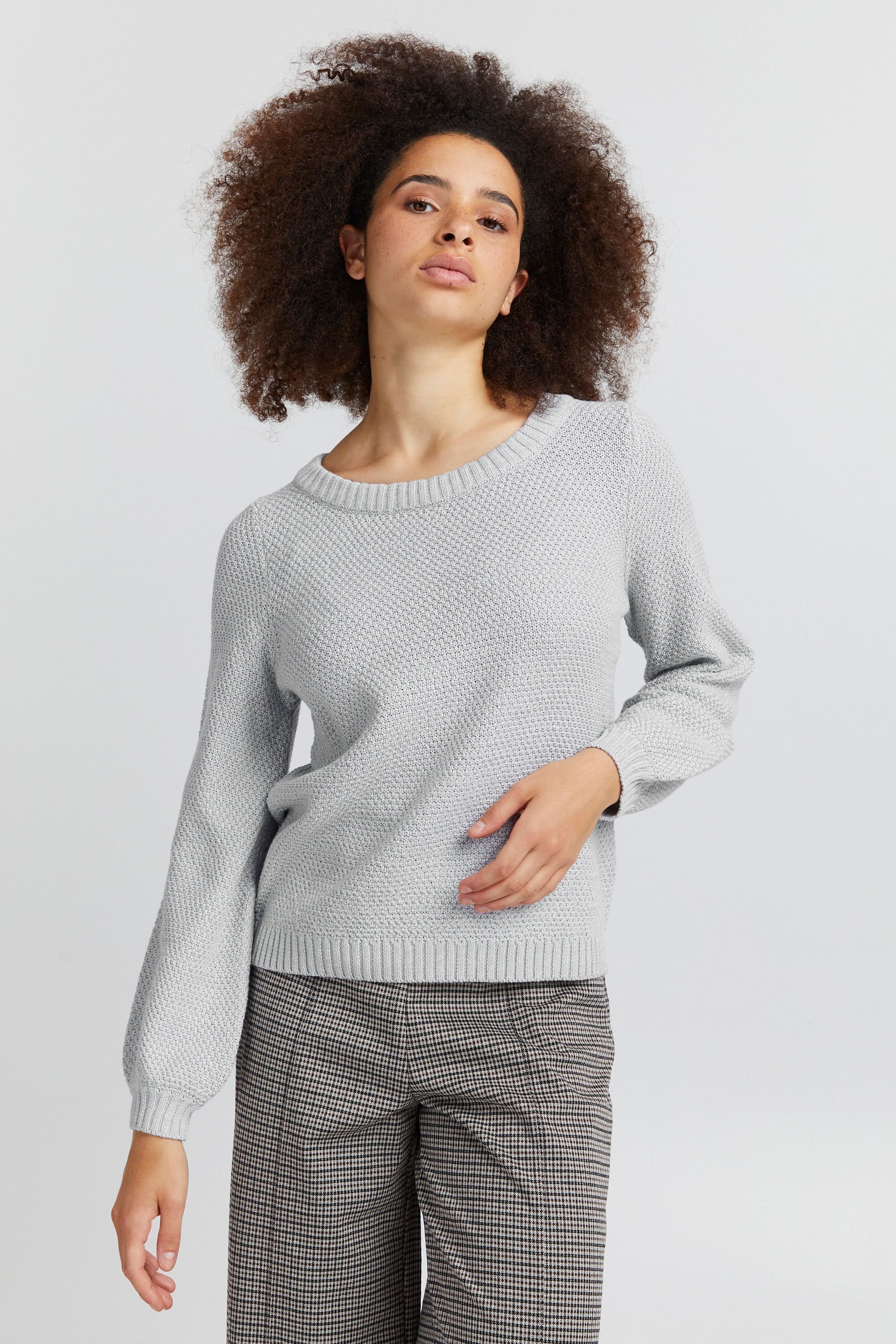 Ichi Strickfleece-Pullover »Strickpullover IHNoelle«
