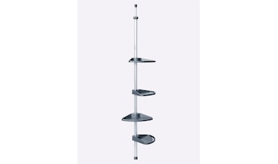 WENKO Teleskopregal »Easy«, Badregal mit 4 Ablagen, höhenverstellbar 78-265  cm kaufen | BAUR