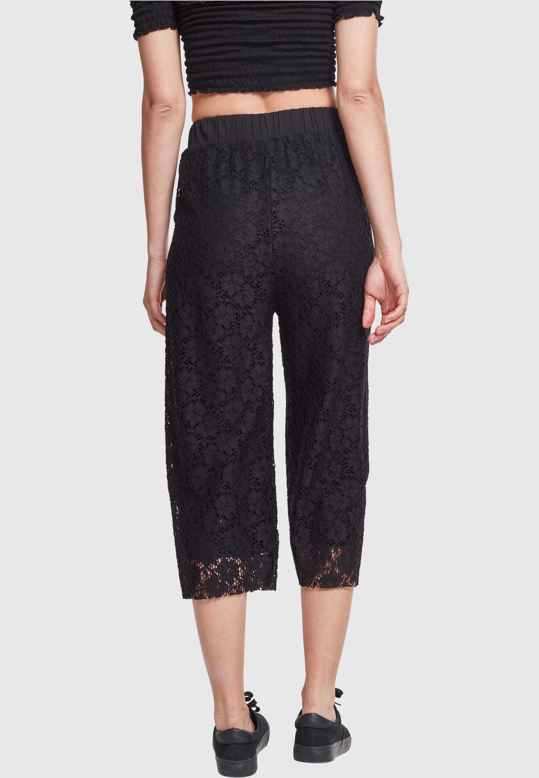 URBAN CLASSICS Bequeme Jeans »Urban Classics Damen Ladies Laces Culotte«, (1 tlg.)