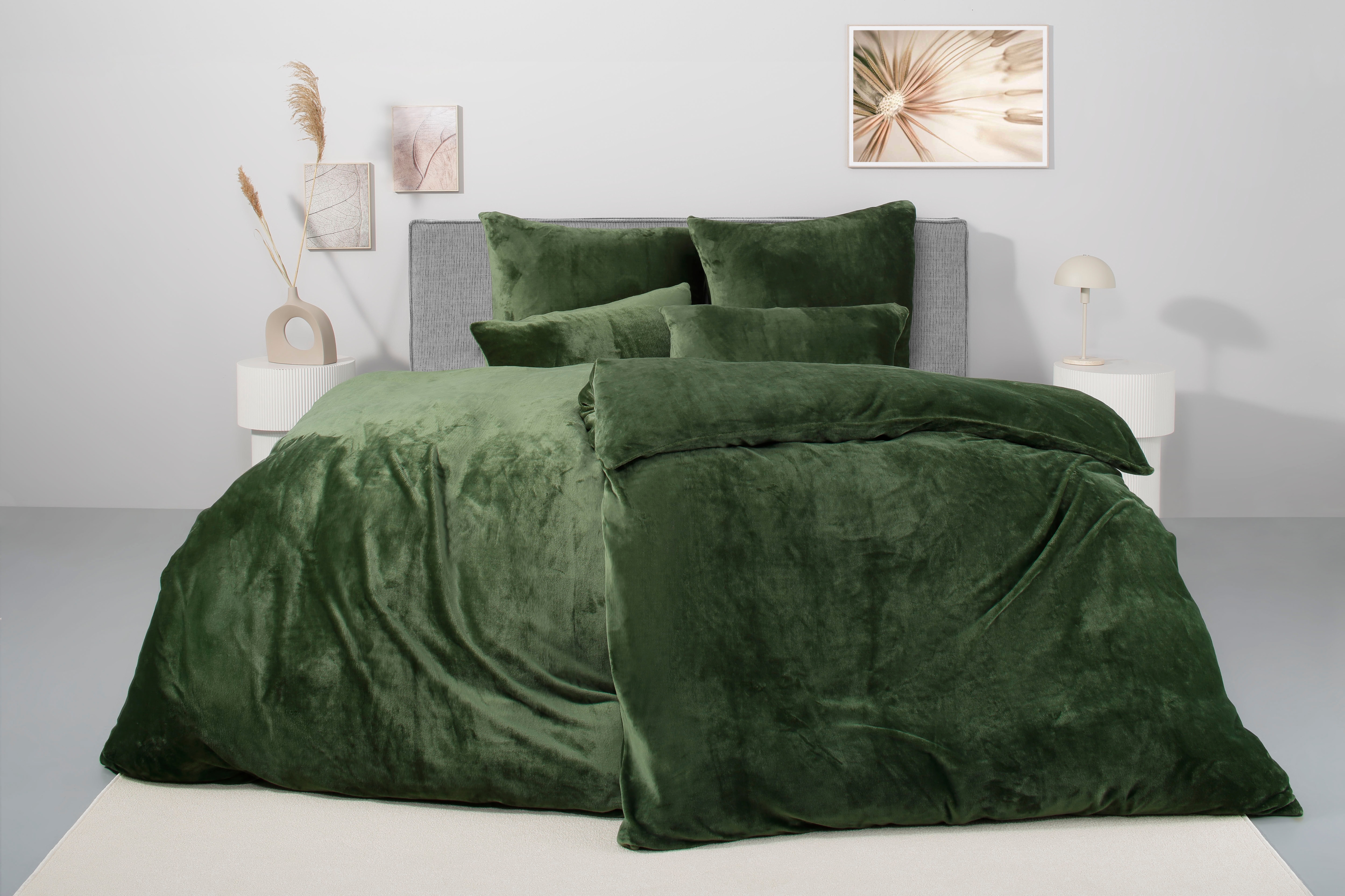 OTTO home Bettwäsche "Desner3, besonders weich im Griff, Cashmere-Touch" 3 Bettwäsche mit Reißverschluss