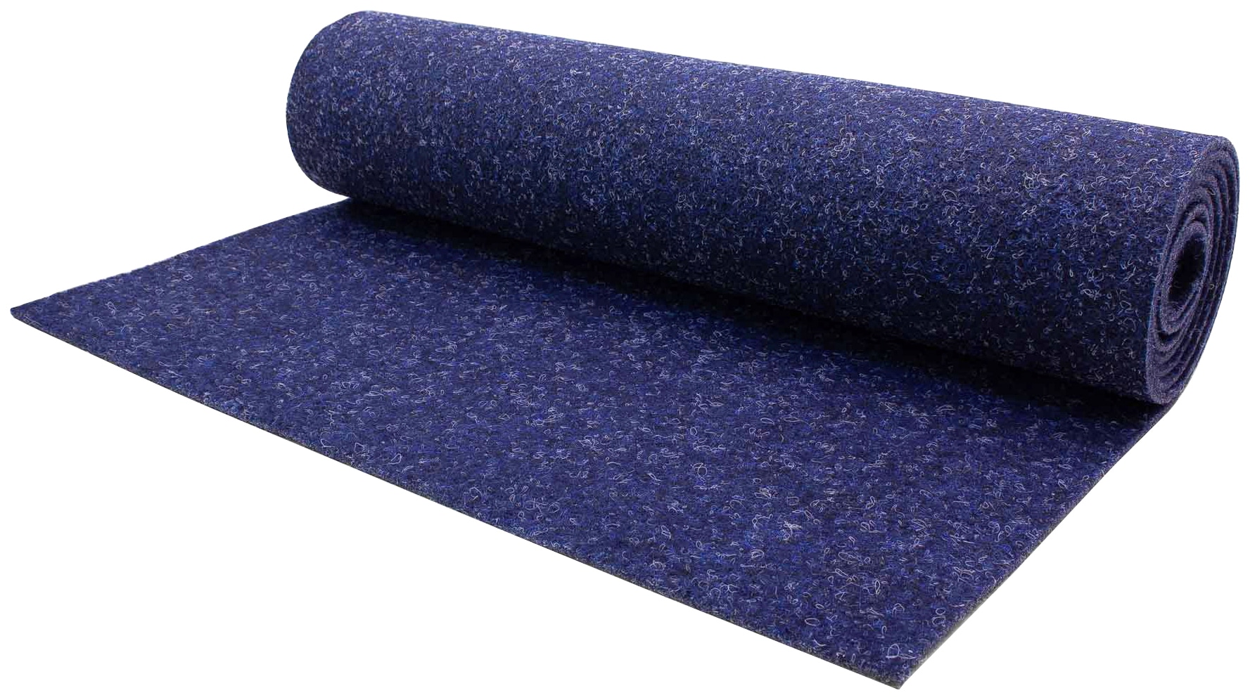 Nadelvliesteppich "TURBO, Made in Belgium", blau, B:200cm H:5mm L:1.100cm, Nadelfilz, PRIMAFLOR-IDEEN IN TEXTIL, Teppiche, robust und strapazierfähig, fußbodenheizungsgeeignet, Kurzflor Teppich