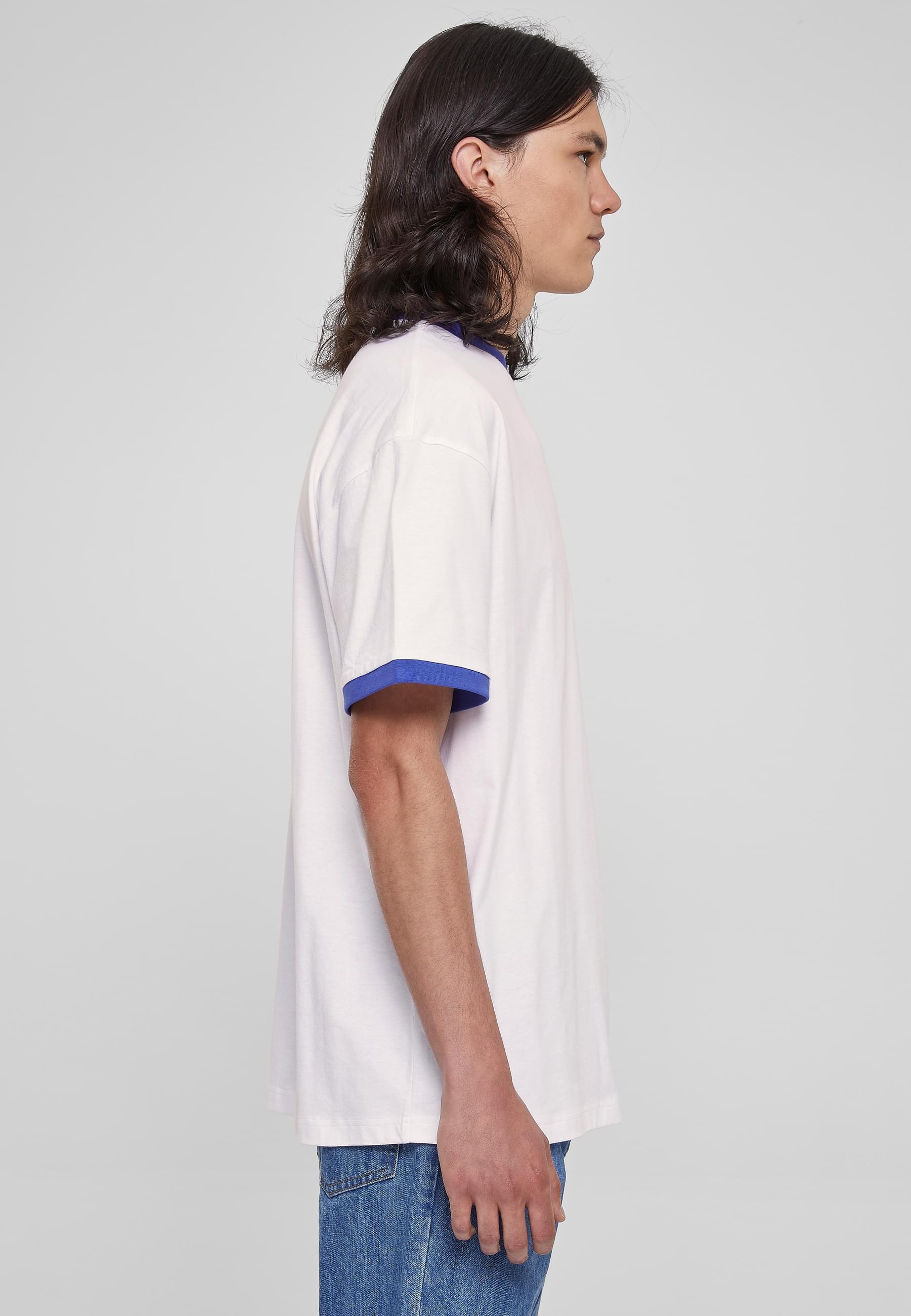 URBAN CLASSICS T-Shirt »Urban Classics Herren Oversized Ringer Tee«, (1 tlg.)
