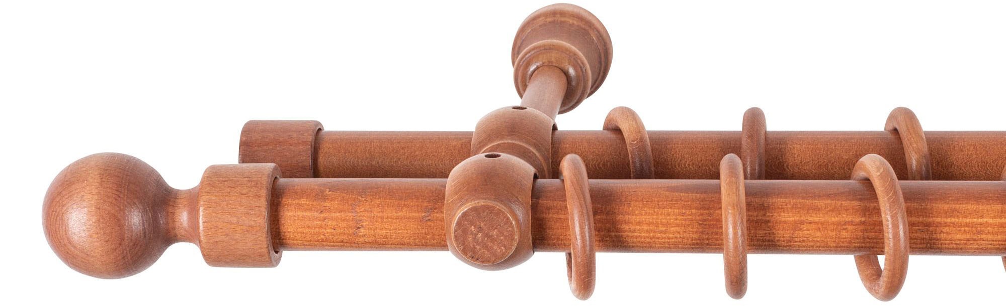 SN DECO GROUP Gardinenstange »Giro«, 2 läufig-läufig, Fixmaß