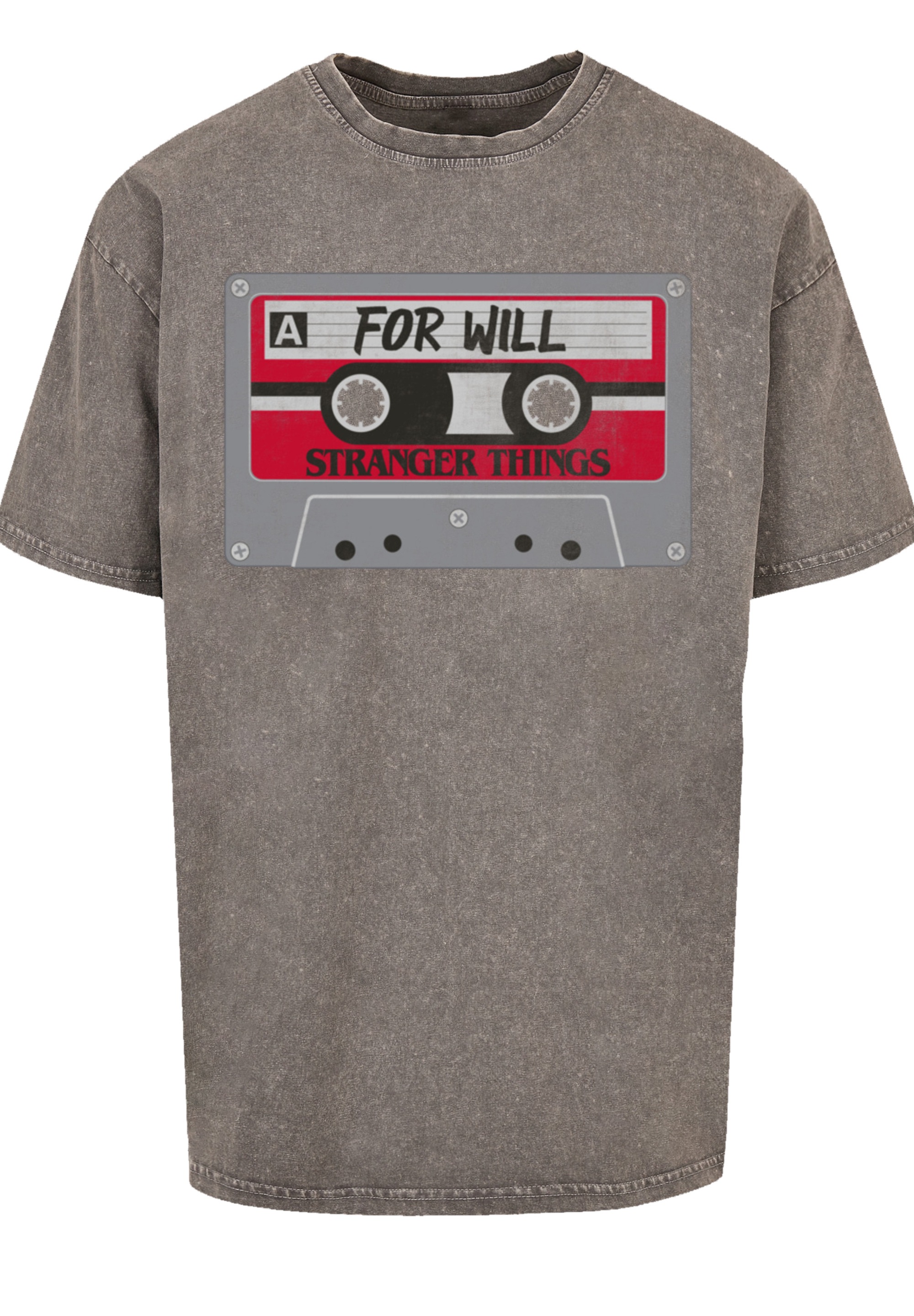 F4NT4STIC T-Shirt »Stranger Things Cassette For Will Netflix«, Premium Qualität