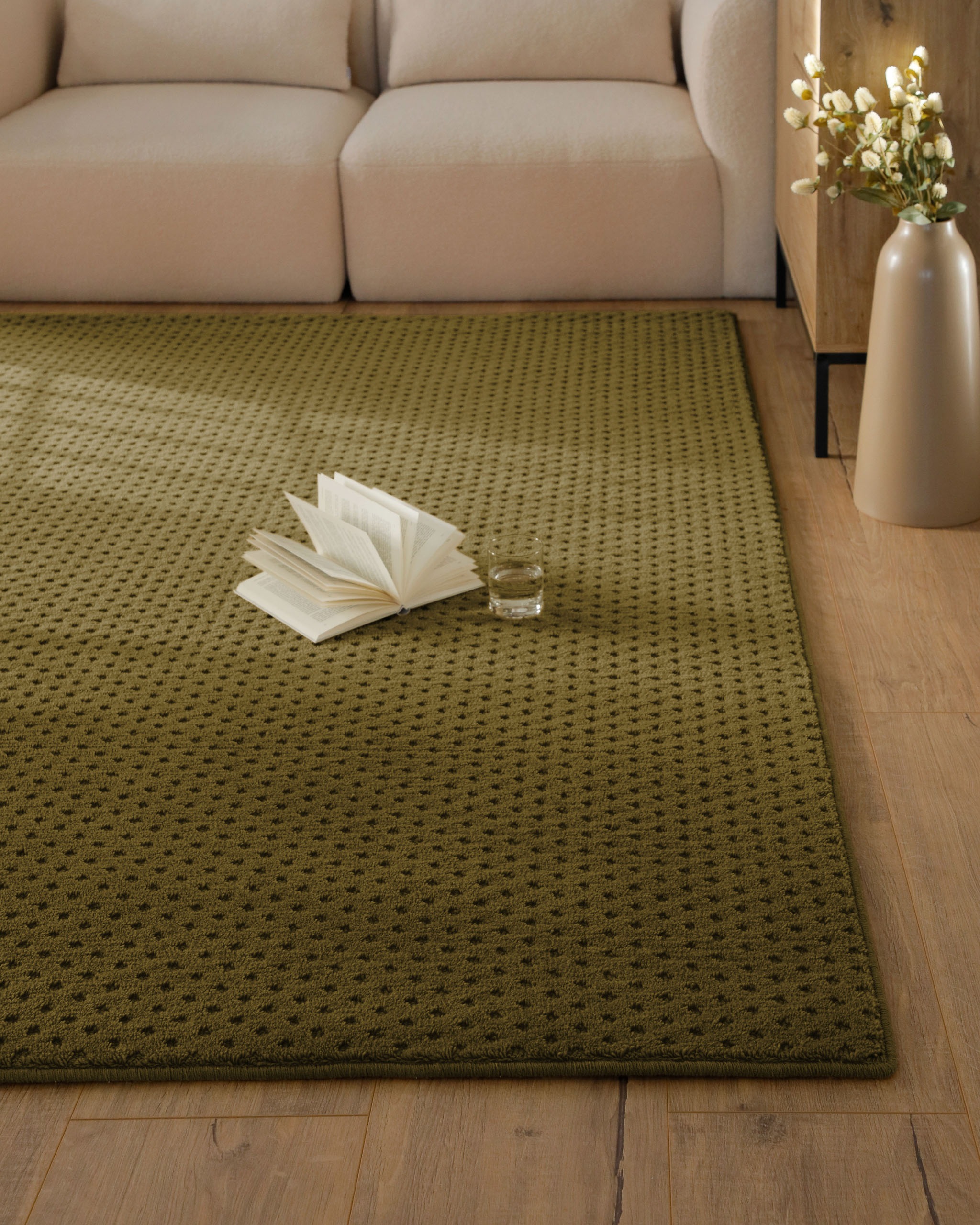 Wecon home Teppich "Castello THREE" rechteckig 7 mm Höhe Schurwolle, Kurzfl günstig online kaufen