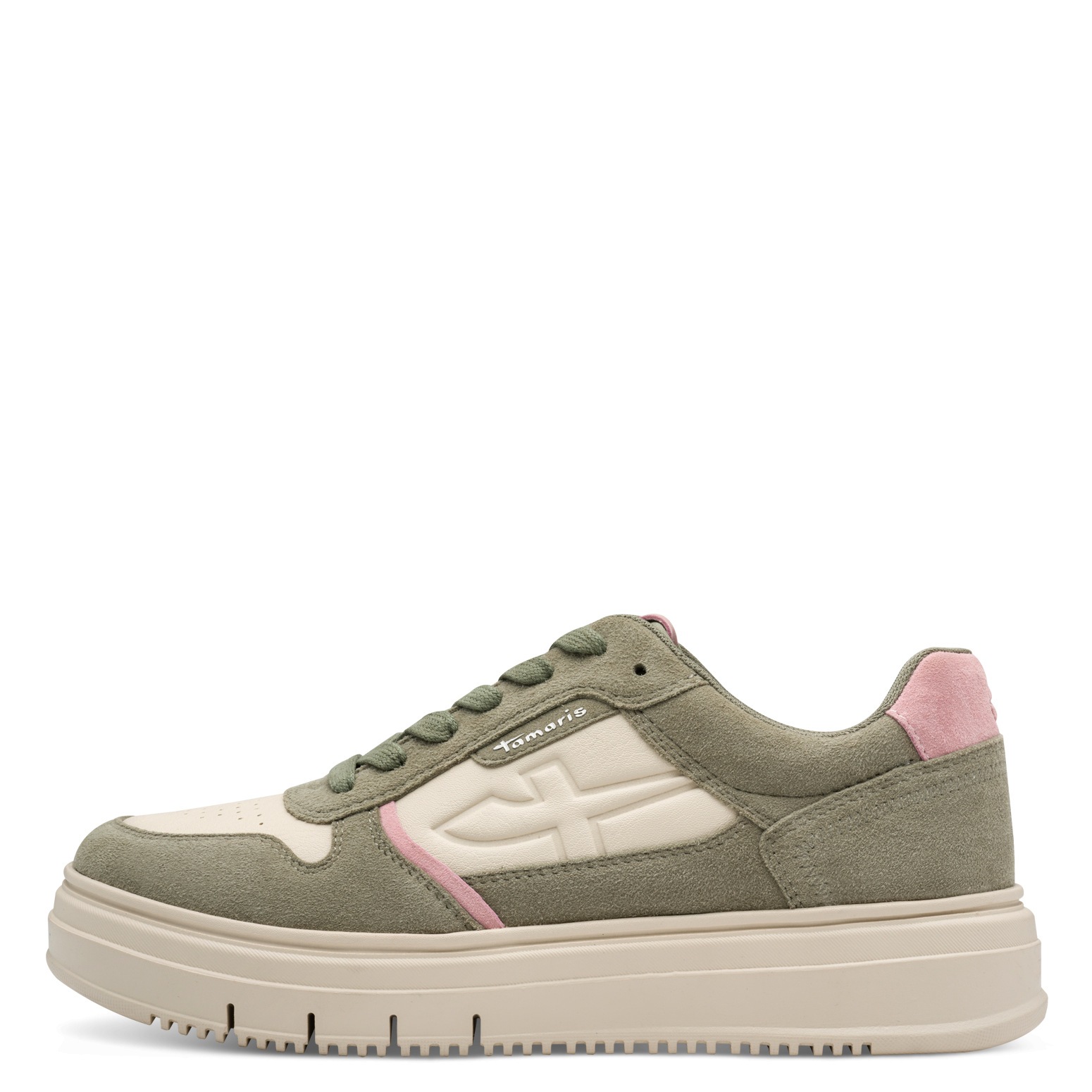 Tamaris Plateausneaker, Trendsneaker, Freizeitschuh, Schnürschuh im coolen Basket-Style
