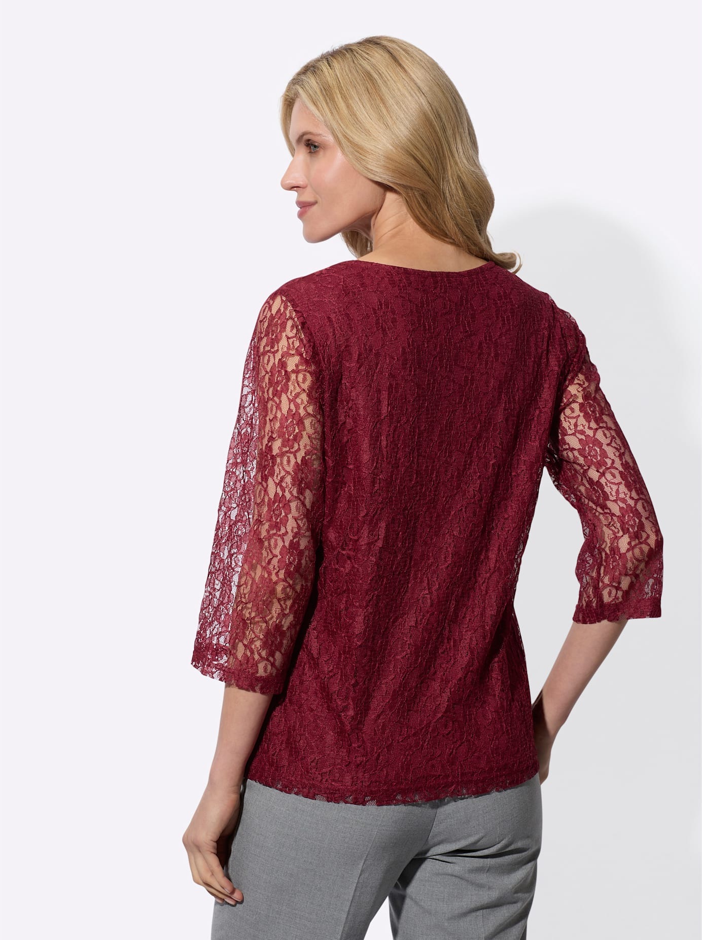 Thumbnail - Classic Basics Spitzenshirt "Spitzenshirt" 1 Stk.