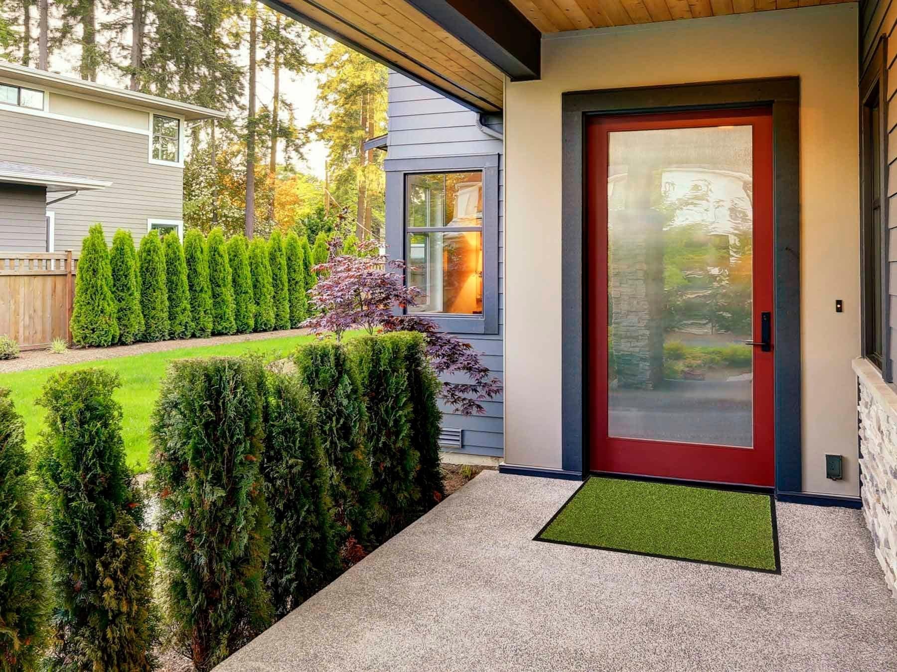 Primaflor-Ideen in Textil Fußmatte »GREEN & CLEAN«, rechteckig, 8 mm Höhe, Schmutzfangmatte, In- und Outdoor geeignet, waschbar