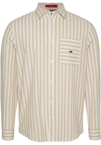 Tommy Jeans Leinenhemd »TJM CLSC LS STRIPE LINEN SHIRT«, in gestreifter Optik kaufen