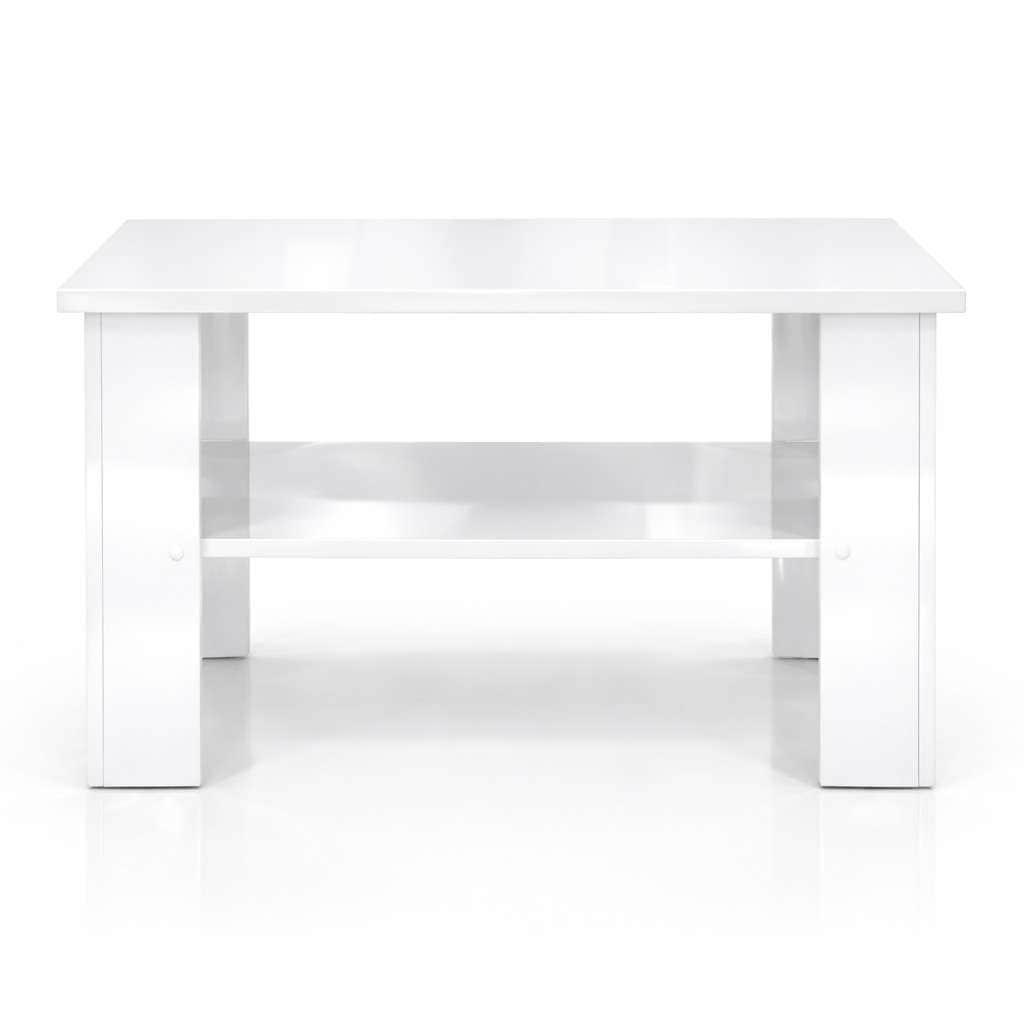 OTTO home Couchtisch »CT 2 Wohnzimmertisch, Sofatisch, Beistelltisch, Kaffeetisch« Mit Ablage, quadratisch/rechteckig, weiß Hochglanz oder Sonoma-Dekor